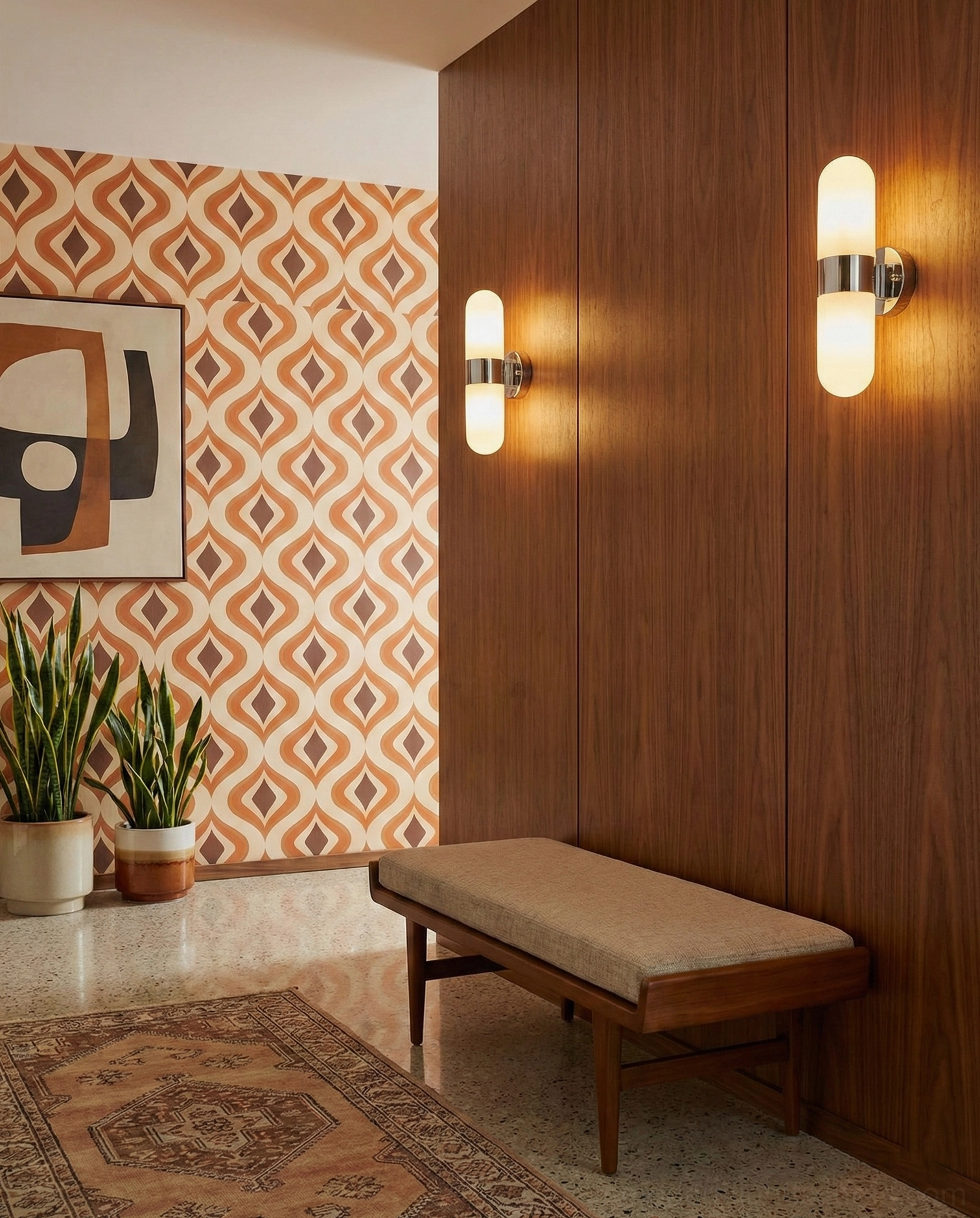 Milano modern wall sconce architectural fixture - contemporary cylindrical design detail