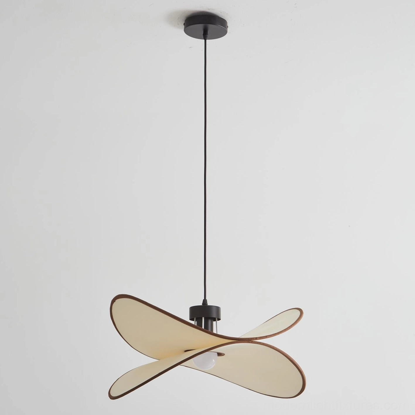 Miley pendant light installation guide showing proper ceiling mounting hardware and connection points for hardwired setup
