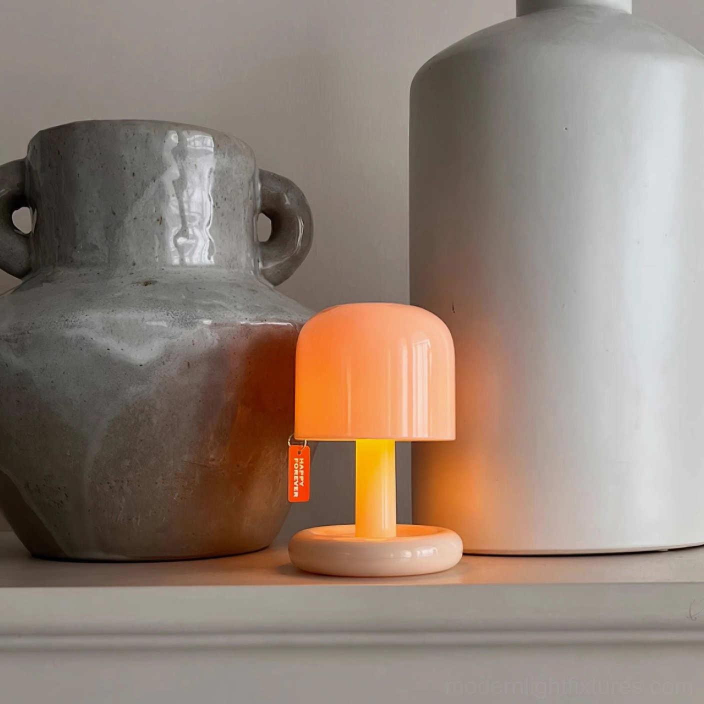 Mini Mushroom Lamp 3000K warm white - Reading nook lighting solution