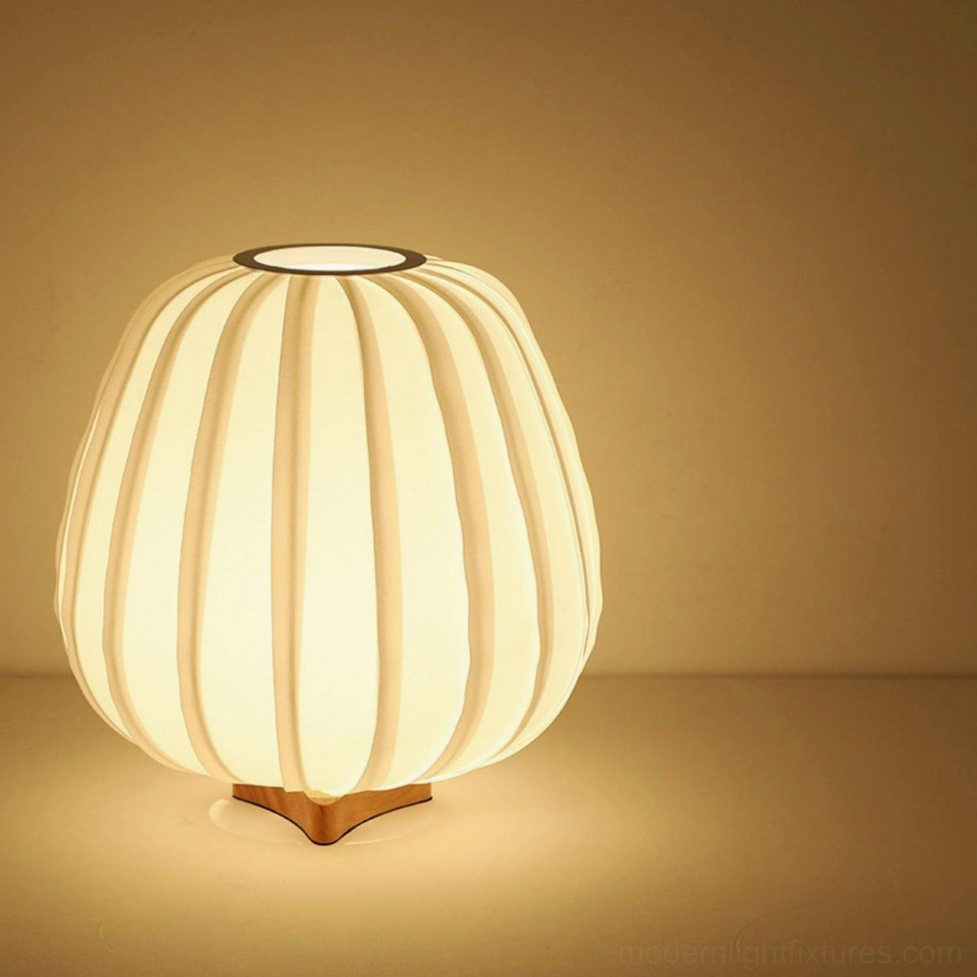 Minimalist fabric table lamp interior design accent lighting solution