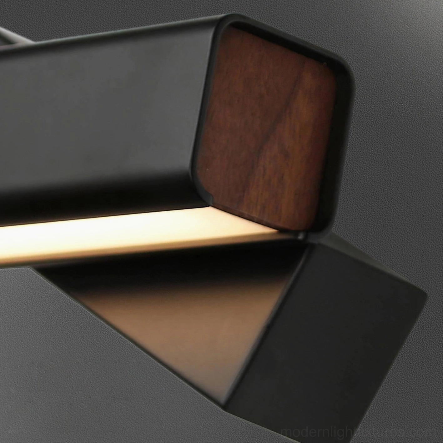Minimalist wall lamp with rotatable head showing different angle positions and lighting options