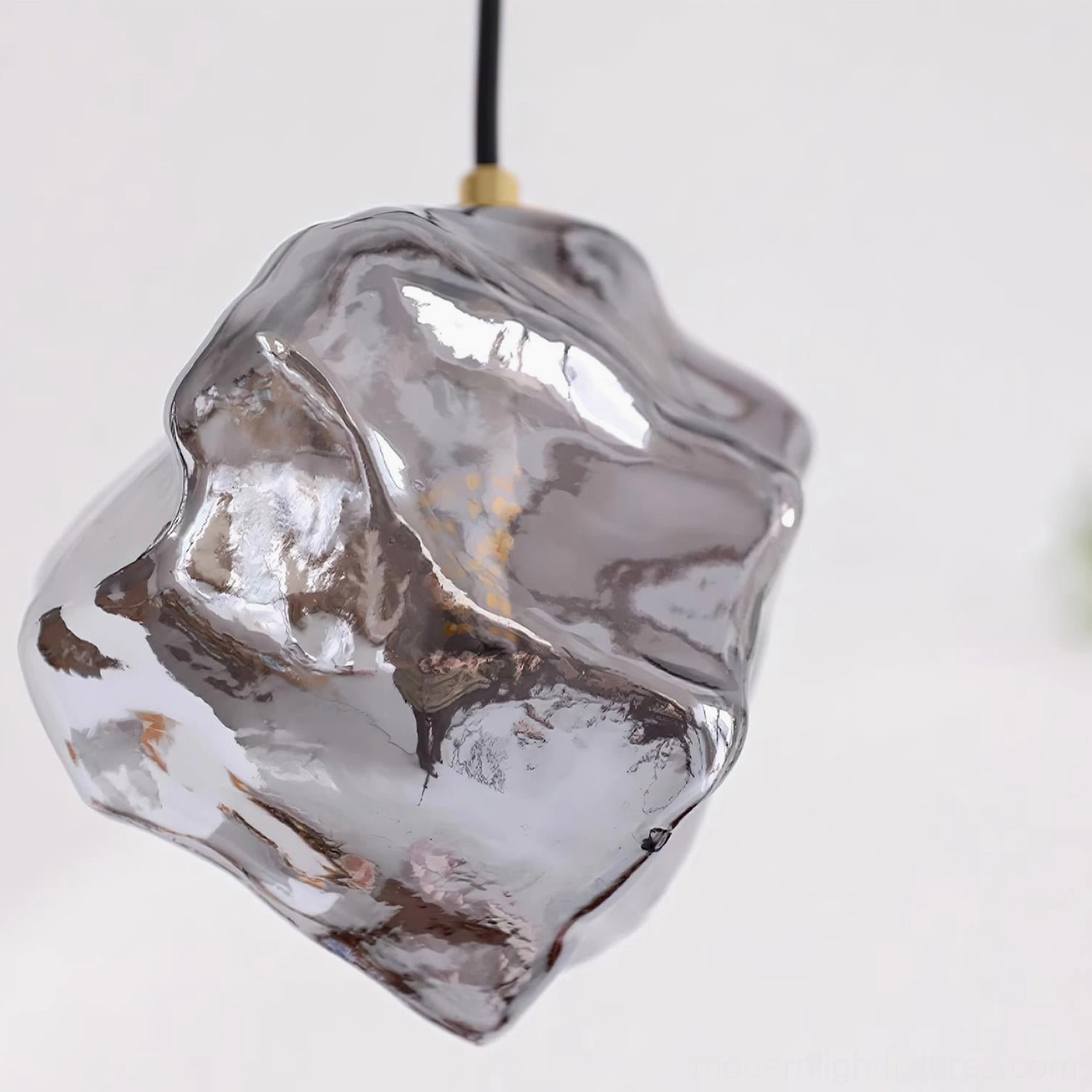 Mirza pendant light installation guide showing adjustable 59-inch suspension cord and sloped ceiling compatibility
