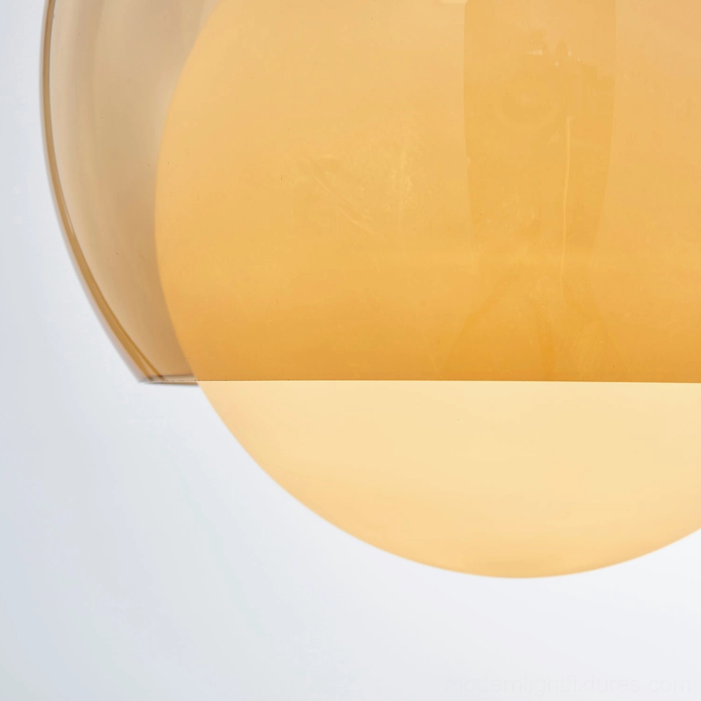 Multiple Misty pendant lights clustered installation in open kitchen showing grouped lighting design