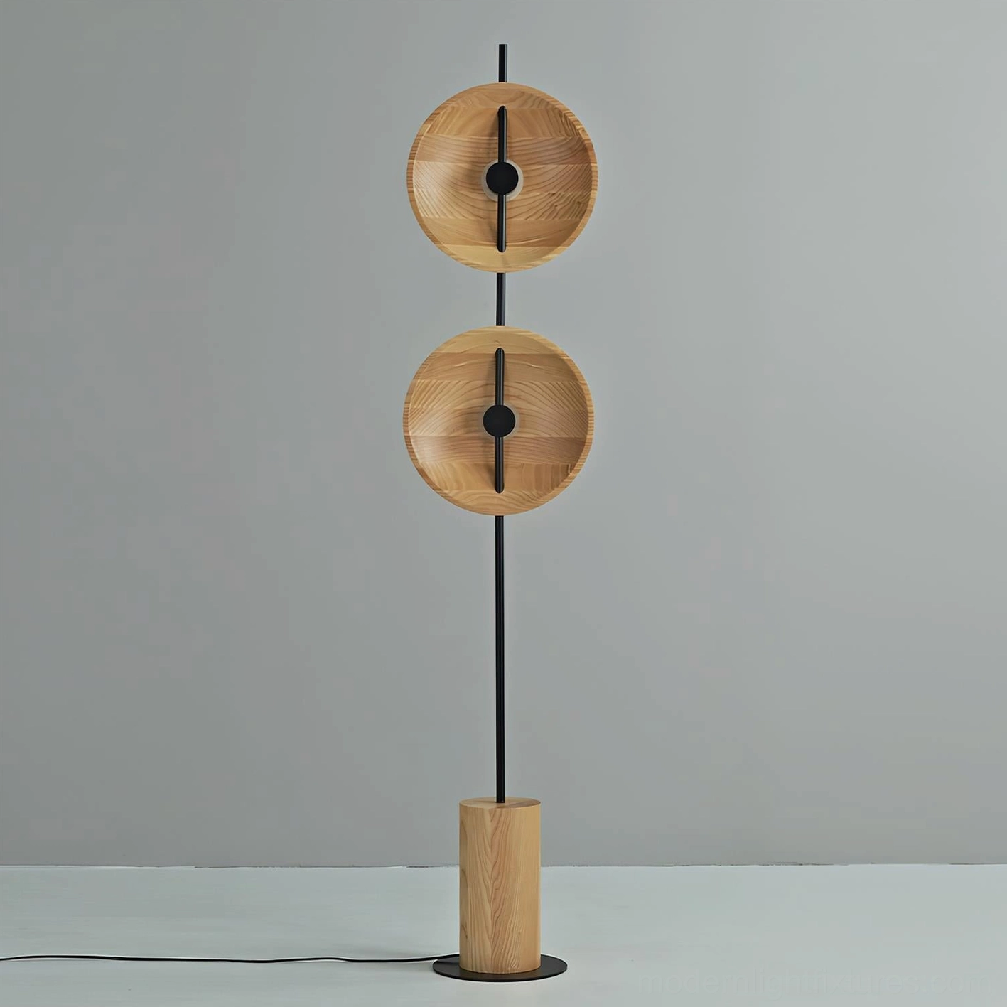 Mito geometric floor lamp modern aesthetic showing balance between form and function in contemporary design
