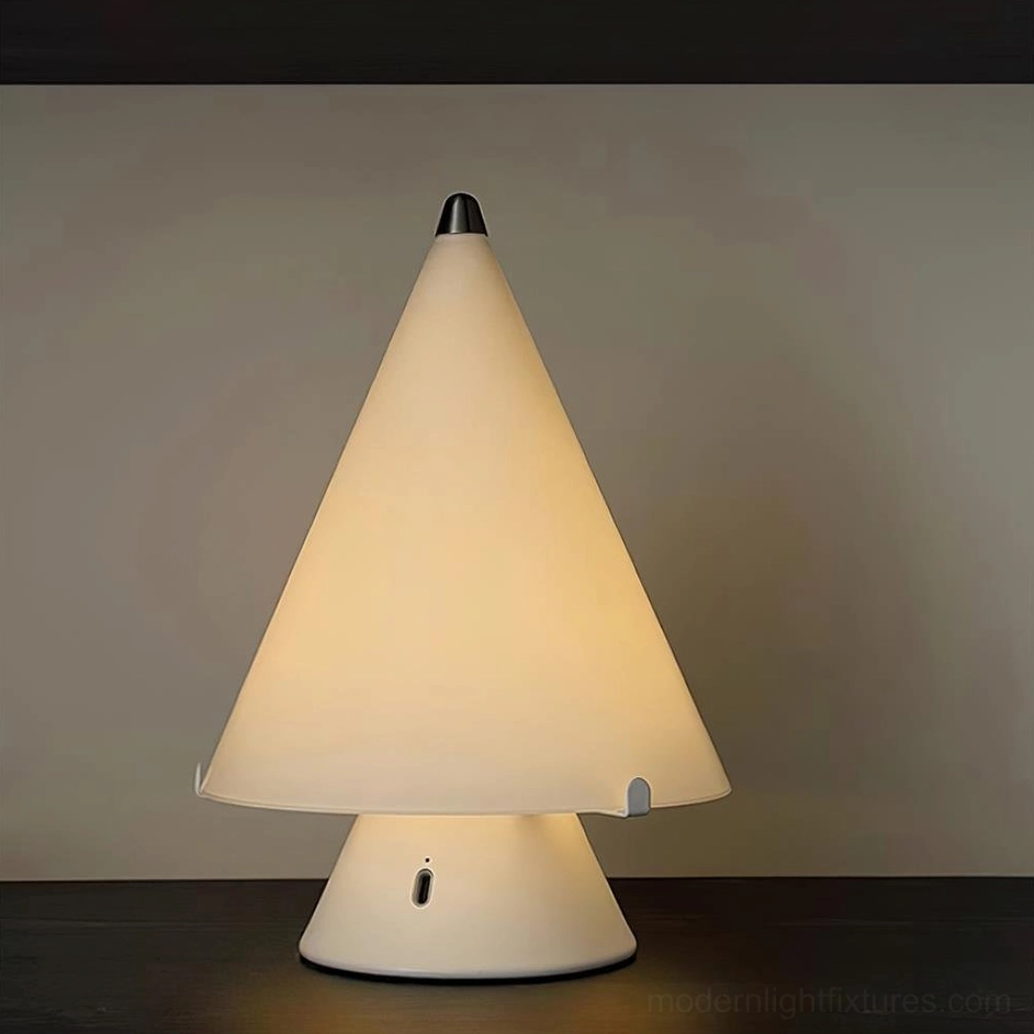Miza table lamp integrated LED technology touch switch built-in USB charging port