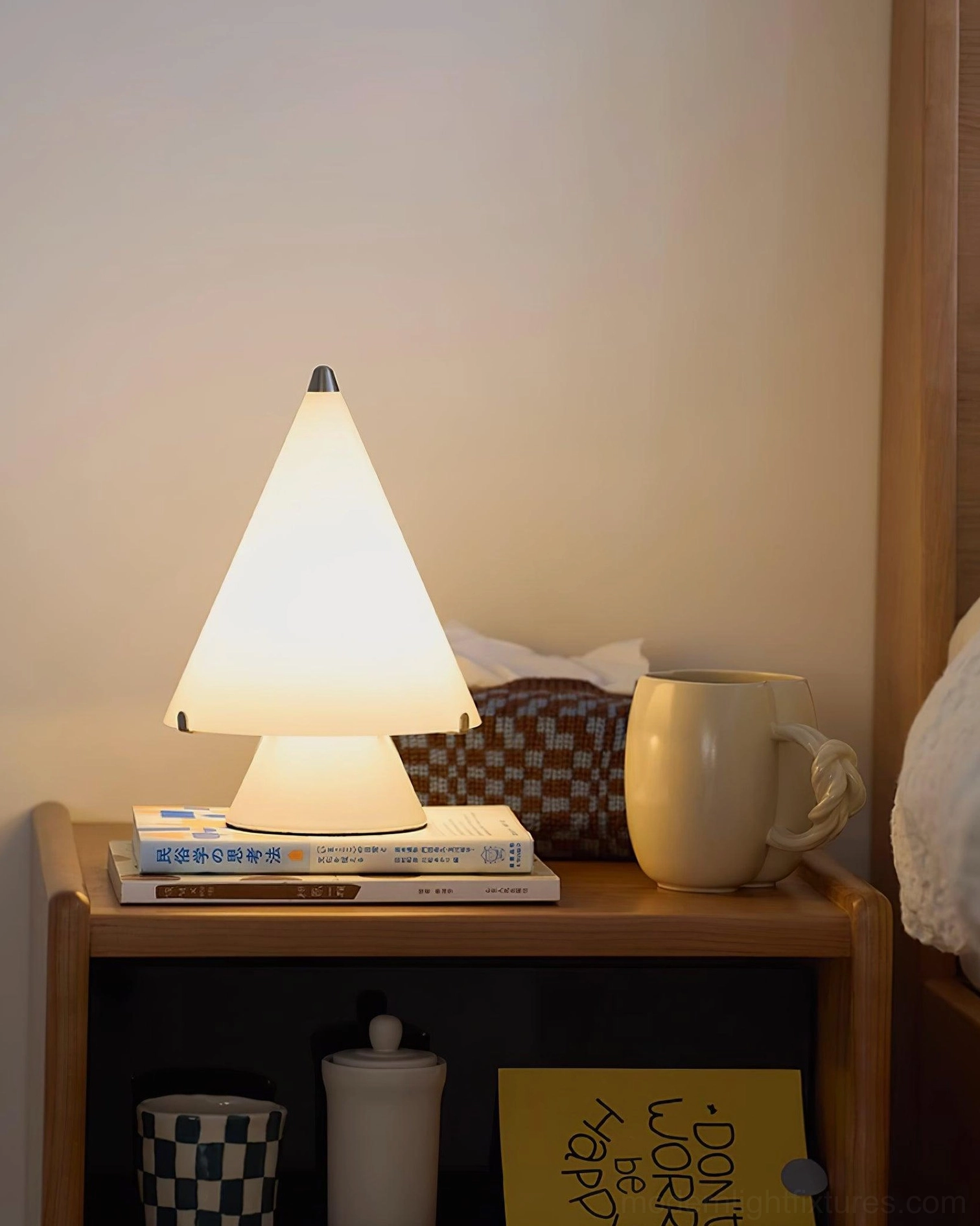 Miza compact table lamp modern Scandinavian style interior accent lighting element