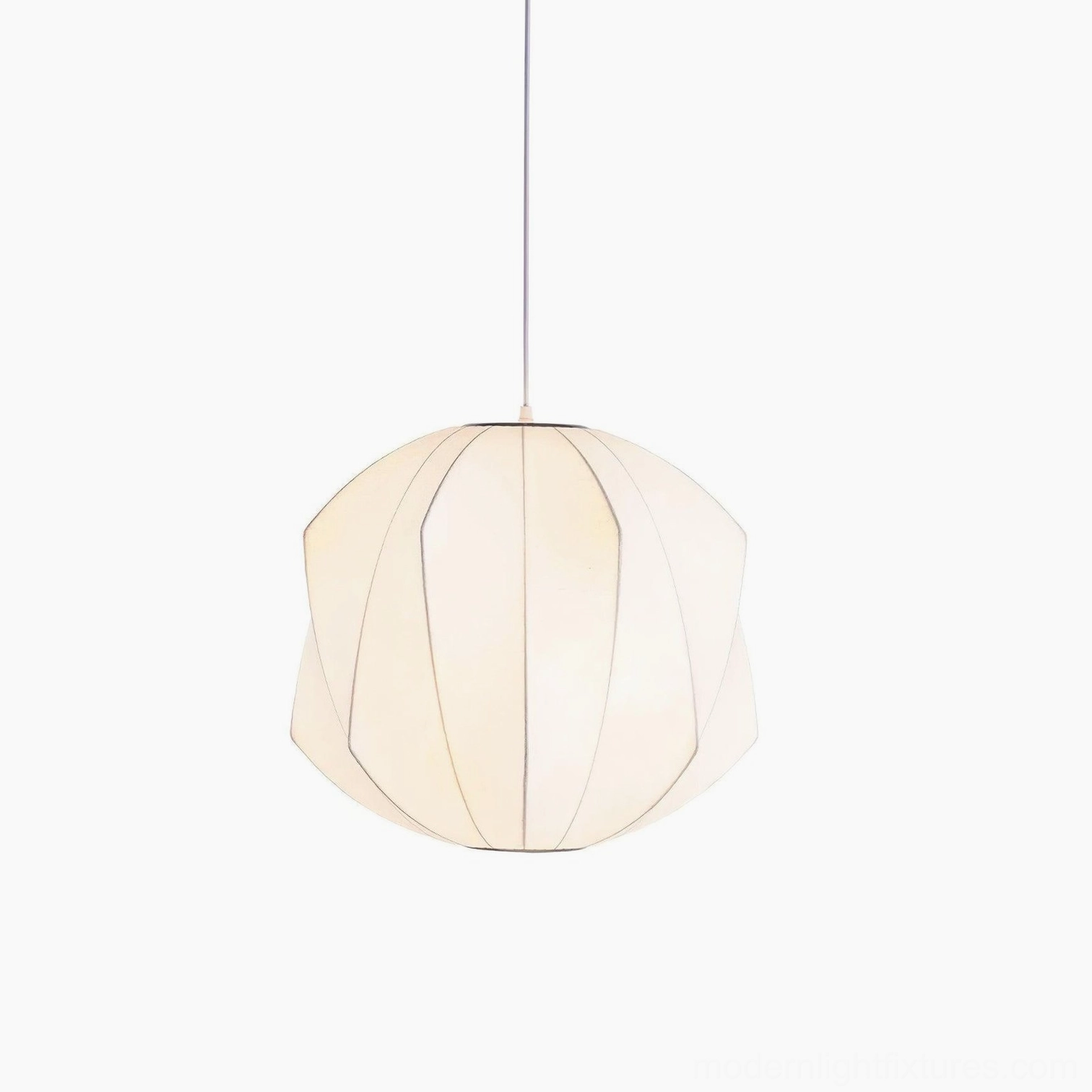 Bubble pendant light Model F contemporary - oval sculpted pendant design