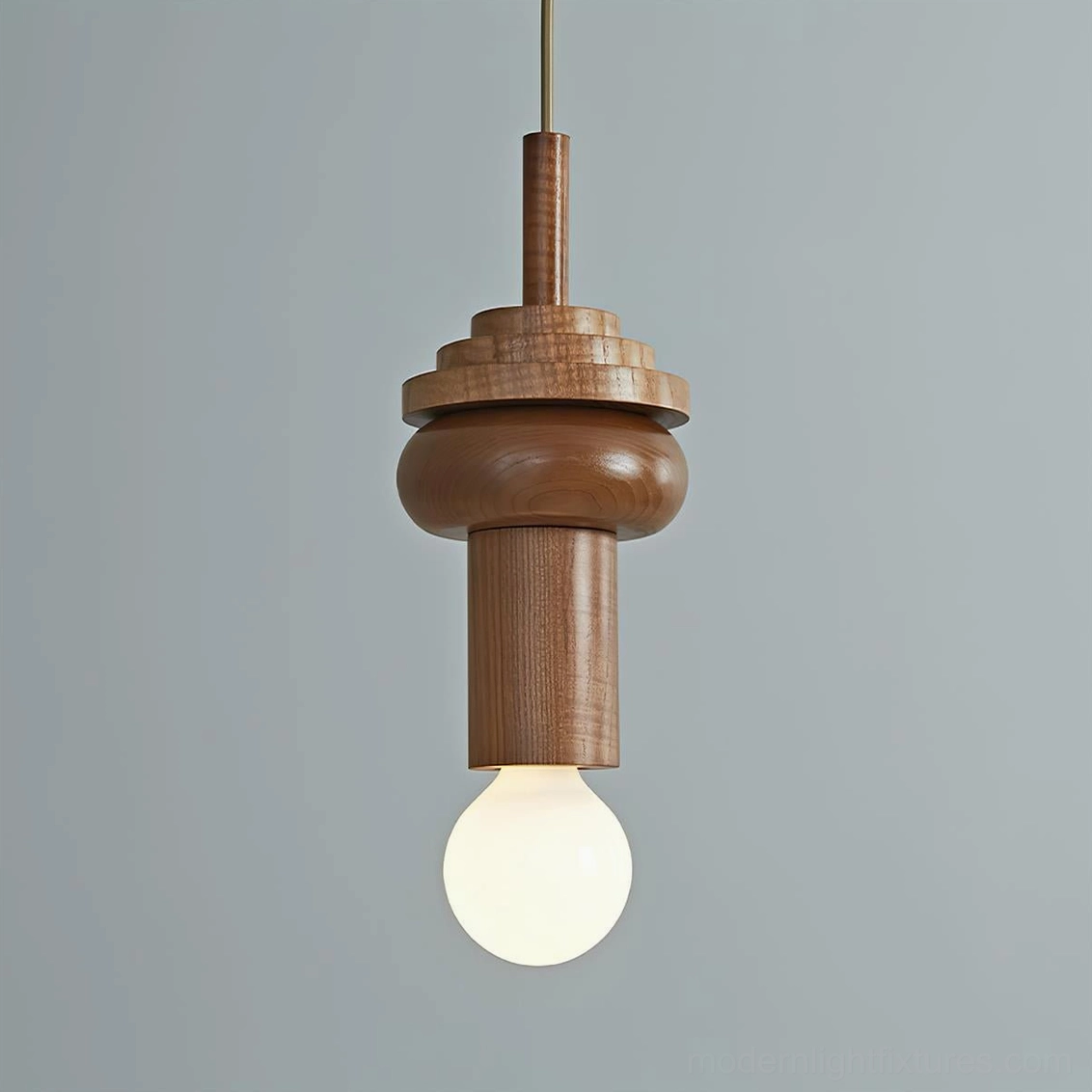 Model F Junit pendant lamp medium height modular geometric composition