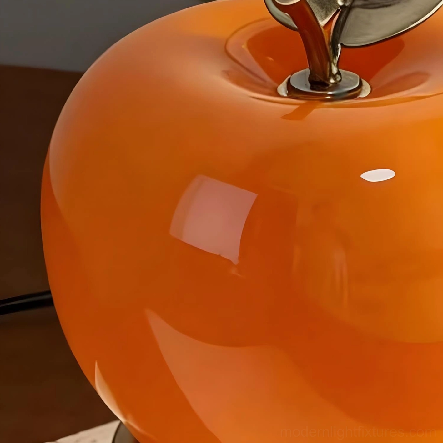 Modern sculptural apple table lamp collection in multiple colors showing design versatility for contemporary interiors