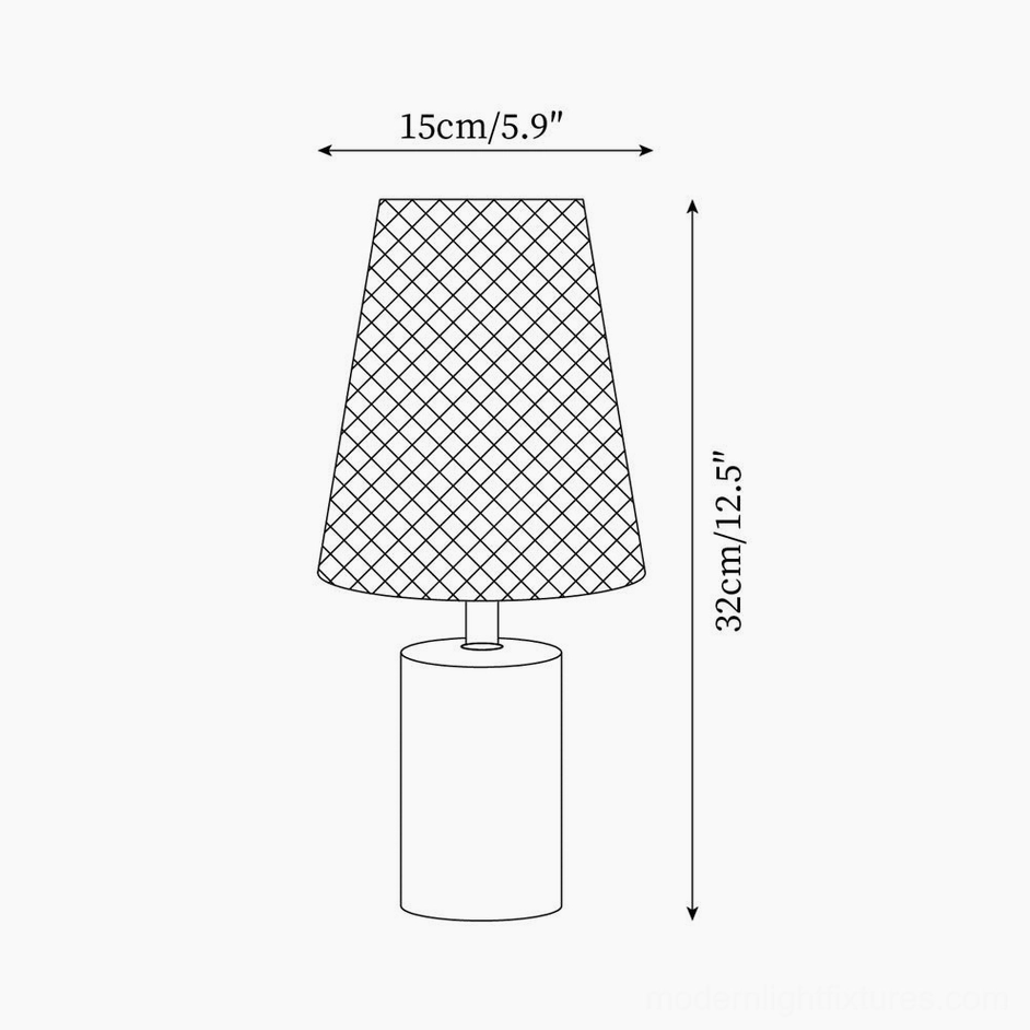 Modern botanical floral table lamp lighting fixture with premium fabric shade construction