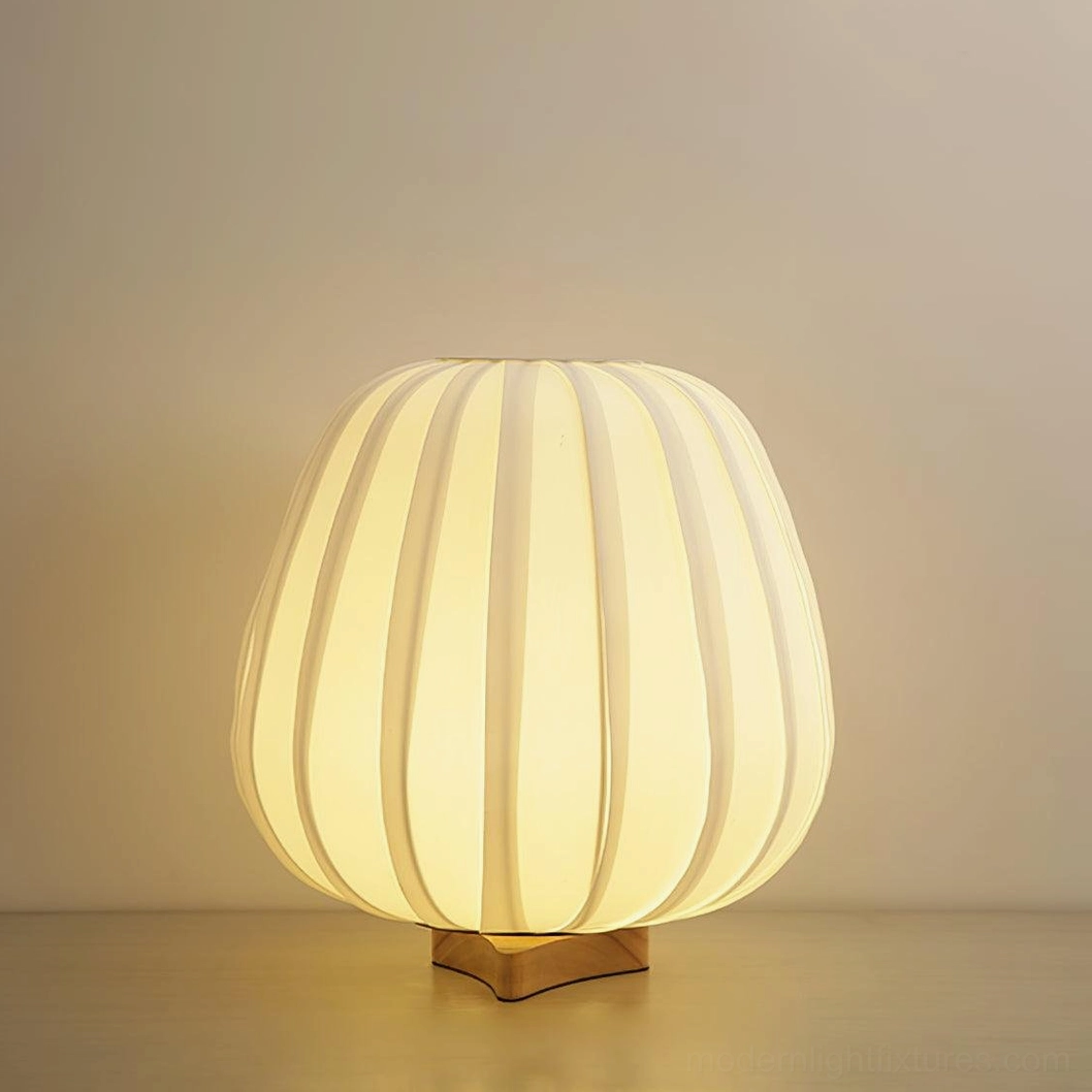 Modern compact fabric table lamp studio photography product display