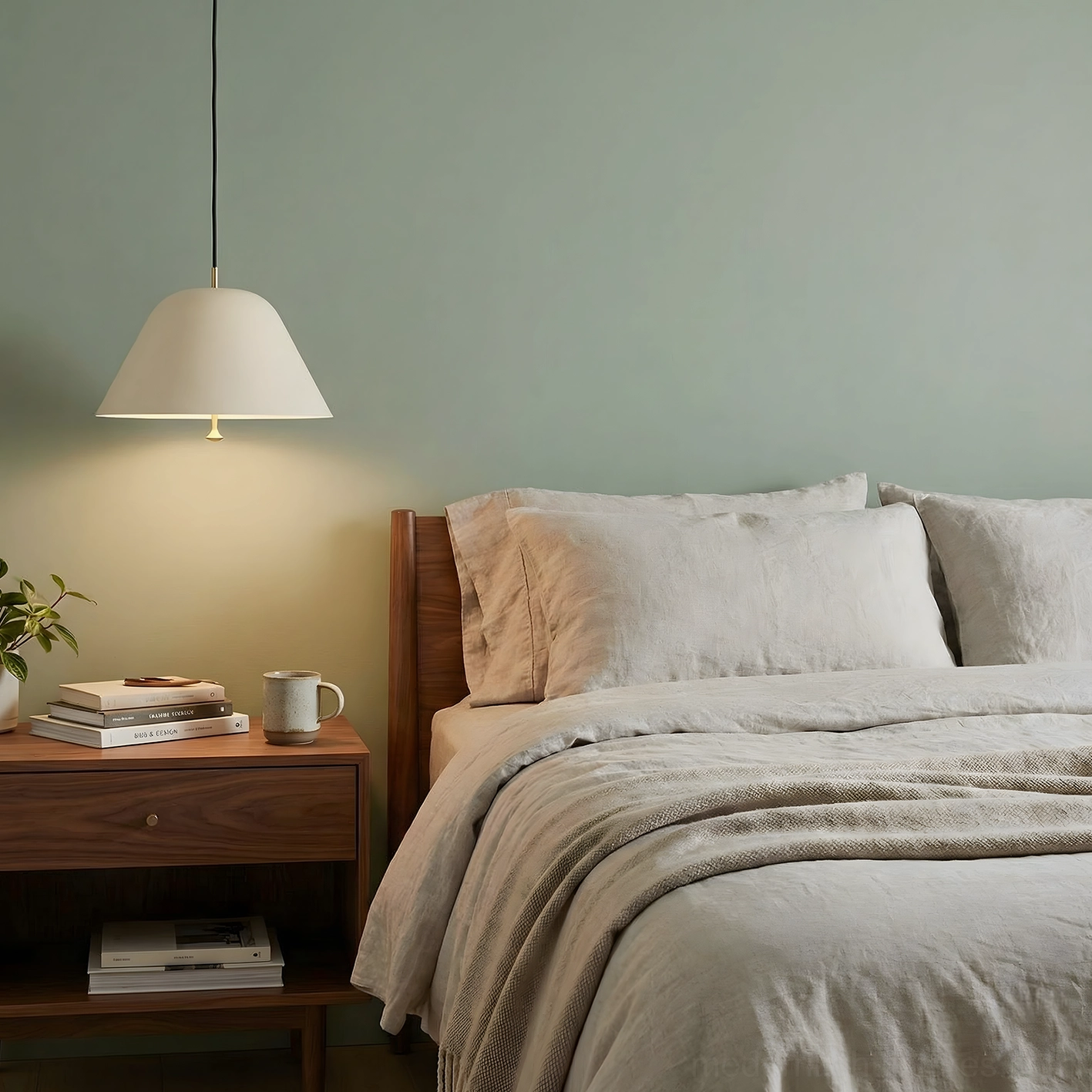 Modern metal dome pendant showing matte surface finish and sculptural form from side angle