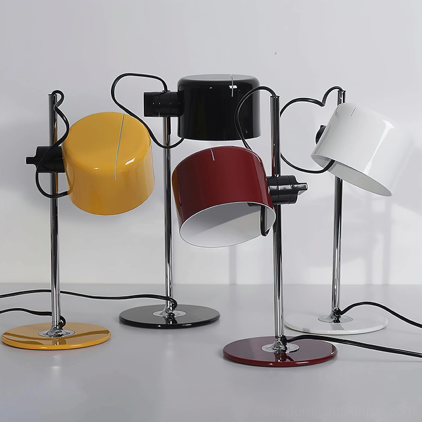 Modern metro spot adjustable table lamp contemporary industrial design - functional accent lighting