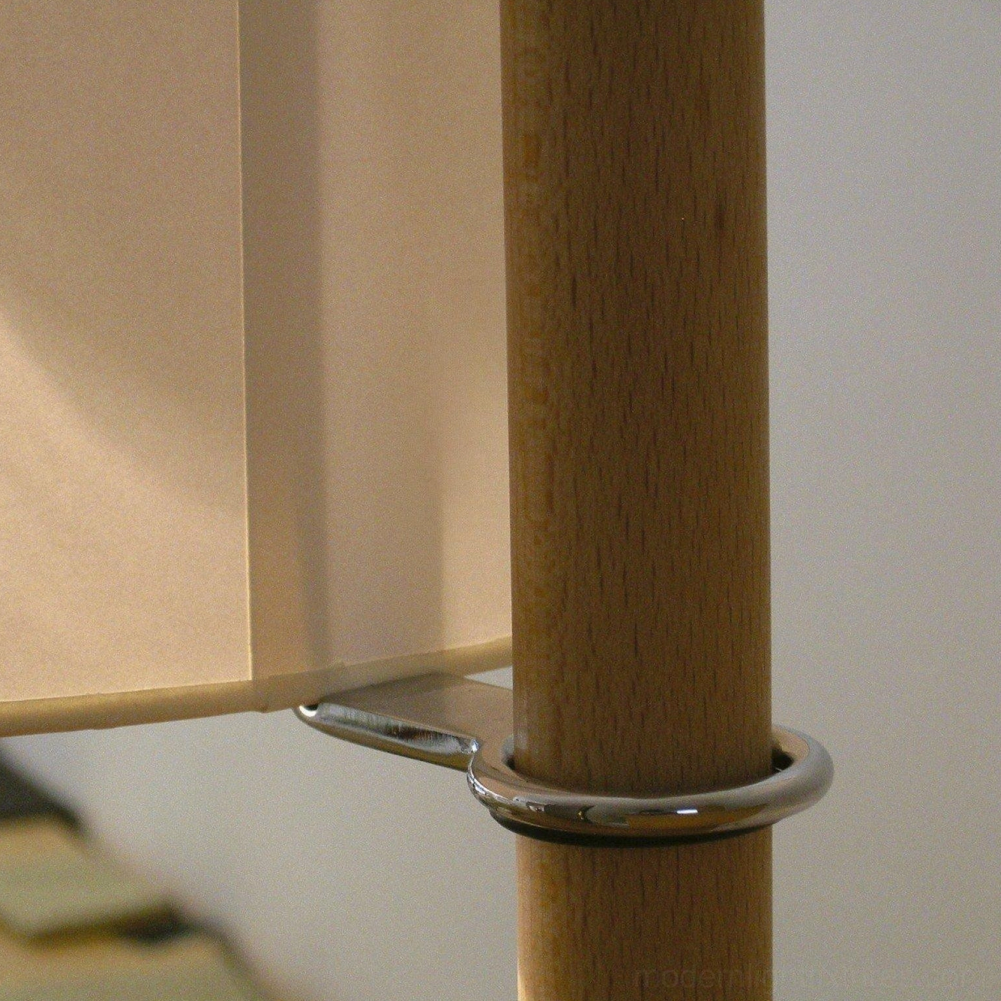 Modern minimalist wood floor lamp, clean geometric lines and natural material construction