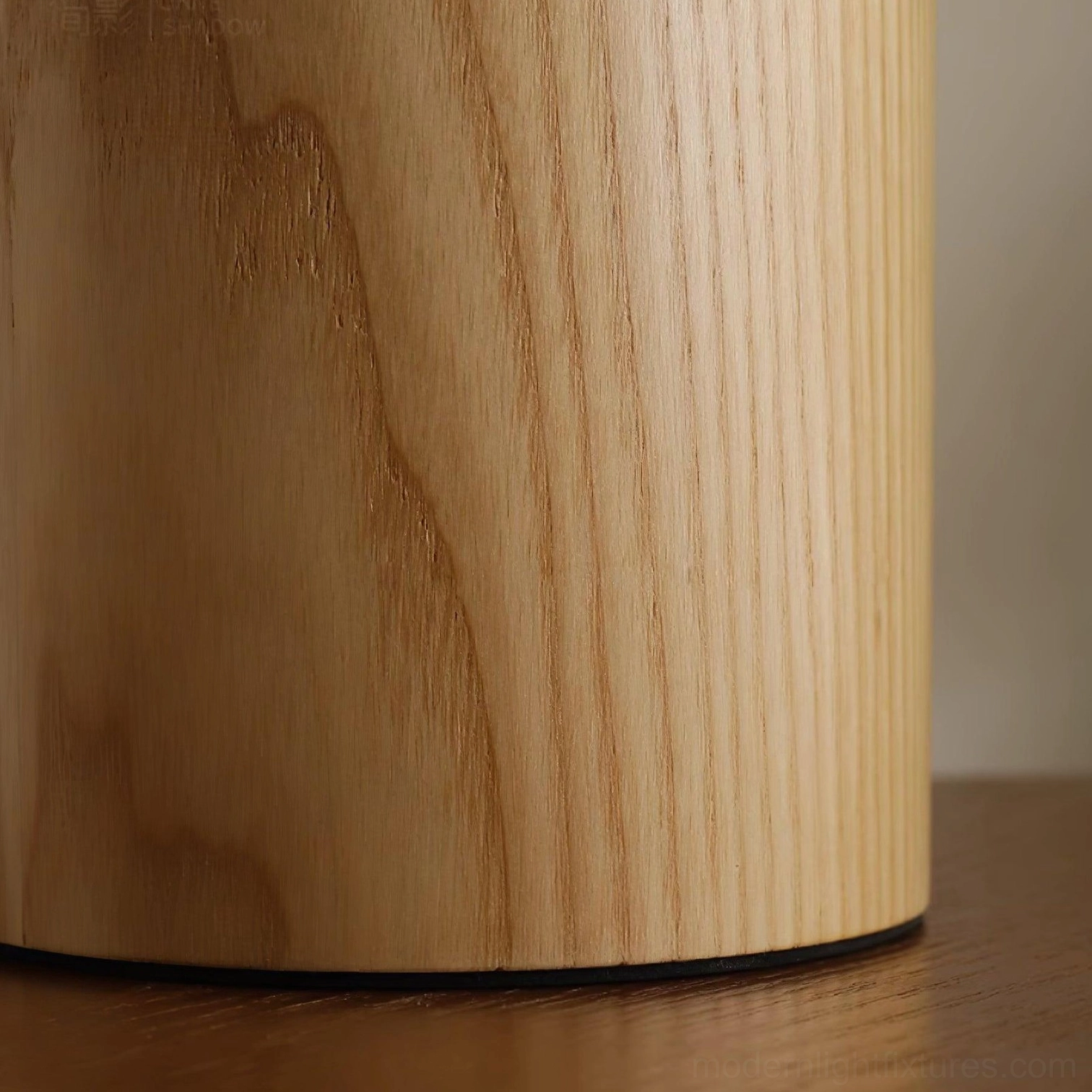 Complete modern table lamp with cord and plug showing ready-to-use functionality