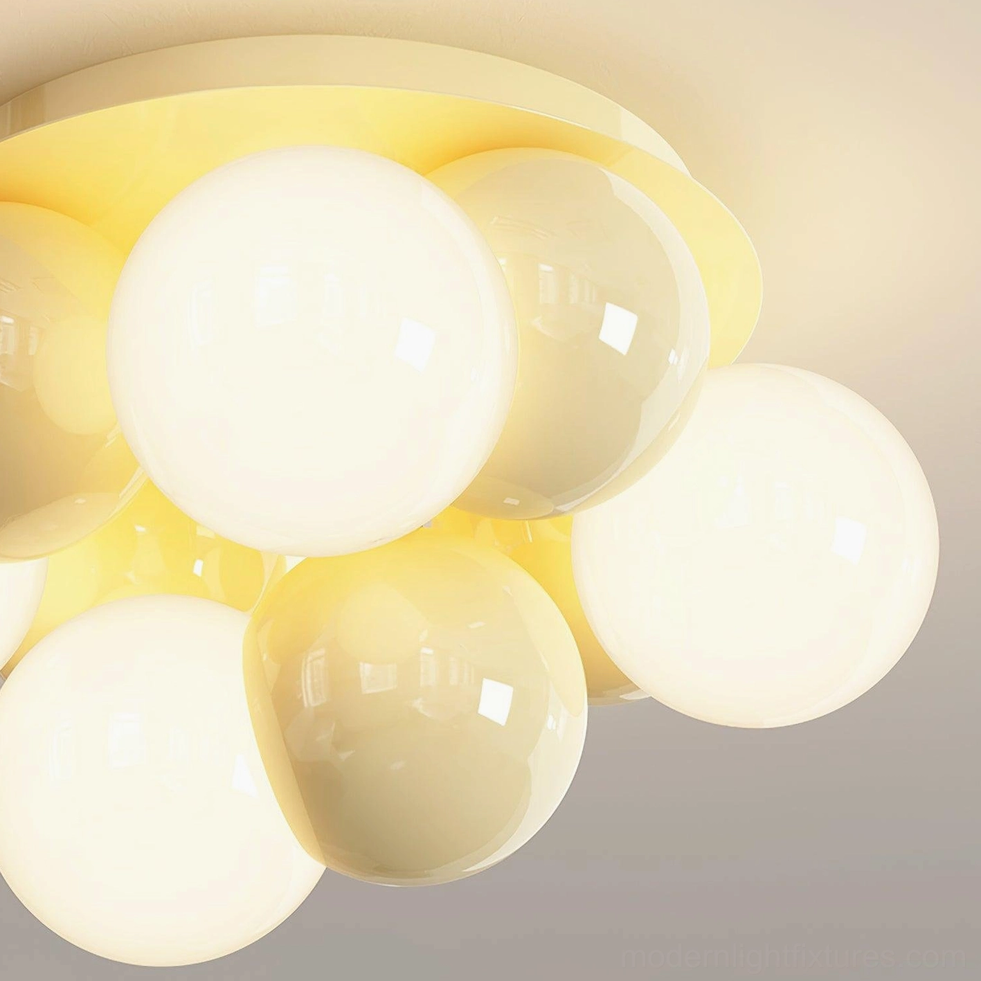 Modo Bubble modern ceiling light fixture ambient warm glow home ambiance