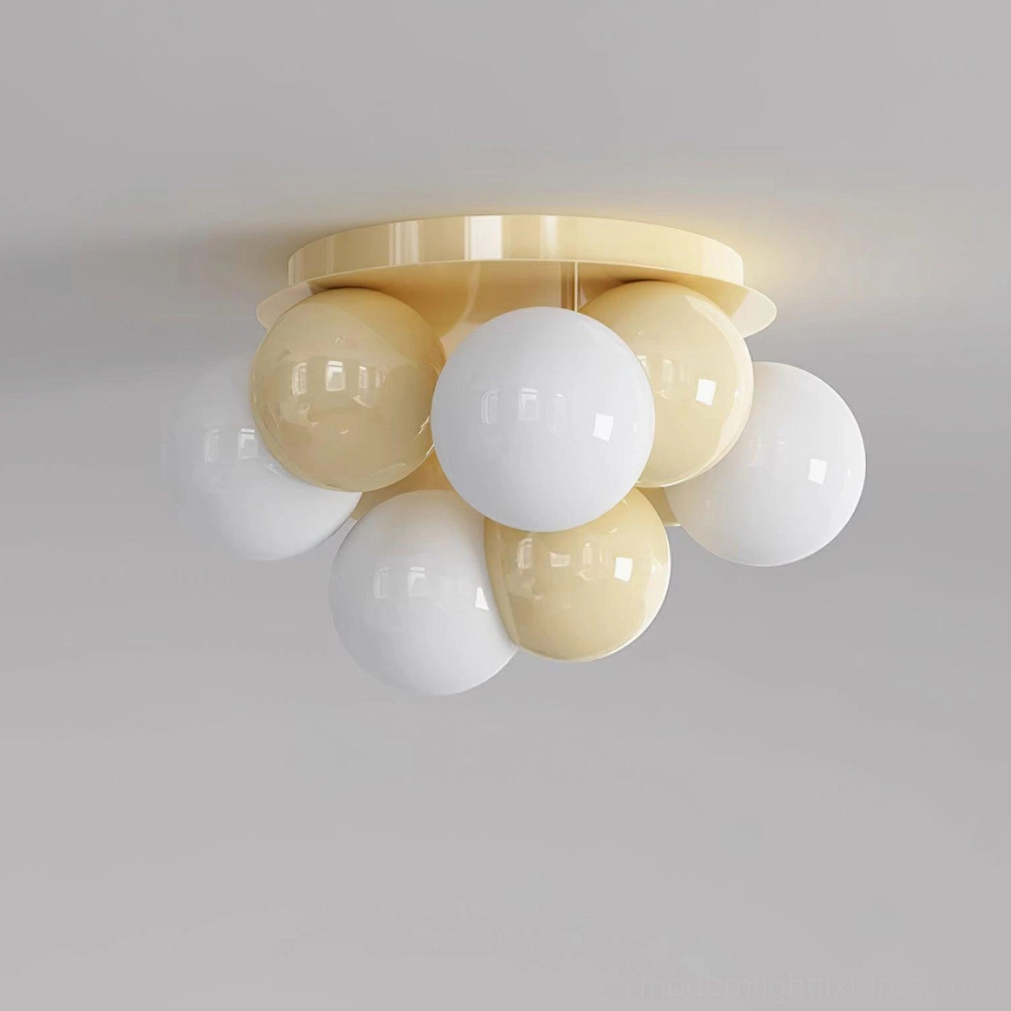 Modo Bubble ceiling light contemporary home interior design focal point