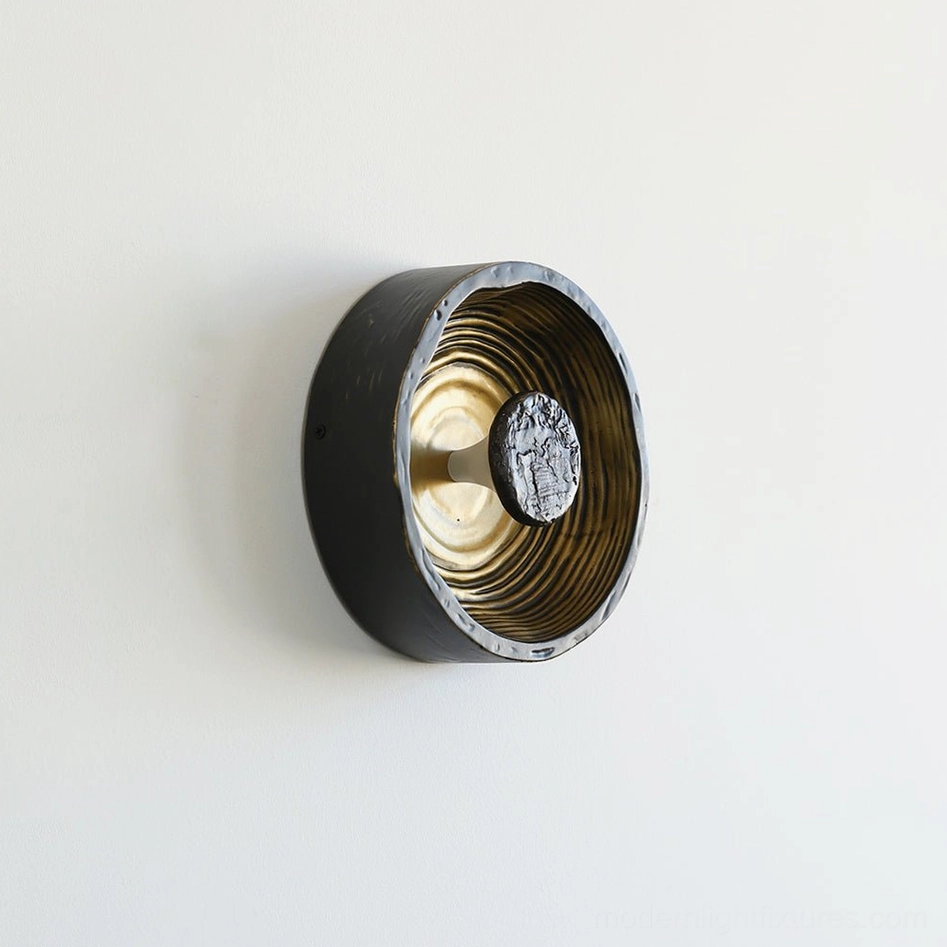 Moltena black wall sconce Model A compact size options, 15cm 20cm 25cm heights for flexible modern lighting installations