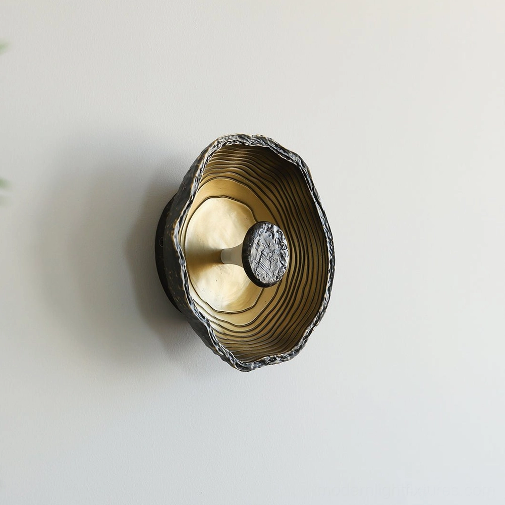 Moltena black wall sconce Model B medium to large sizes, 24cm and 35cm heights for dramatic modern living space focal points