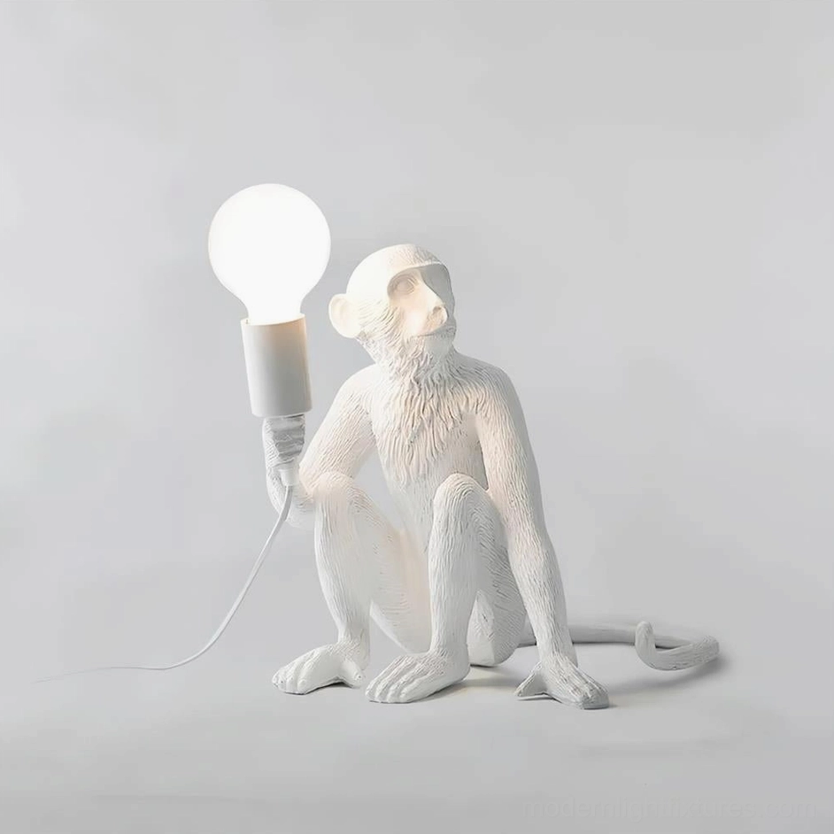 Monkey table lamp modern minimalist interior design application