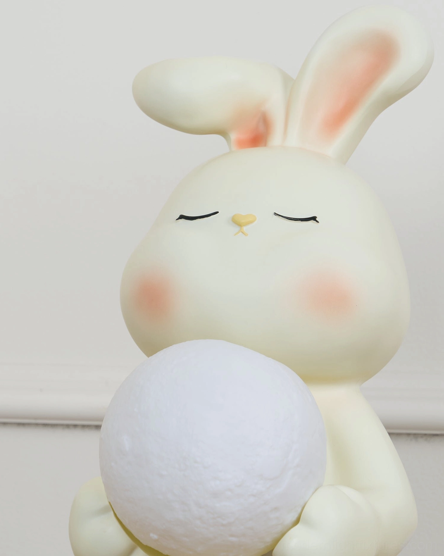 Moon rabbit floor lamp home office studio cool white work lighting color-changing feature