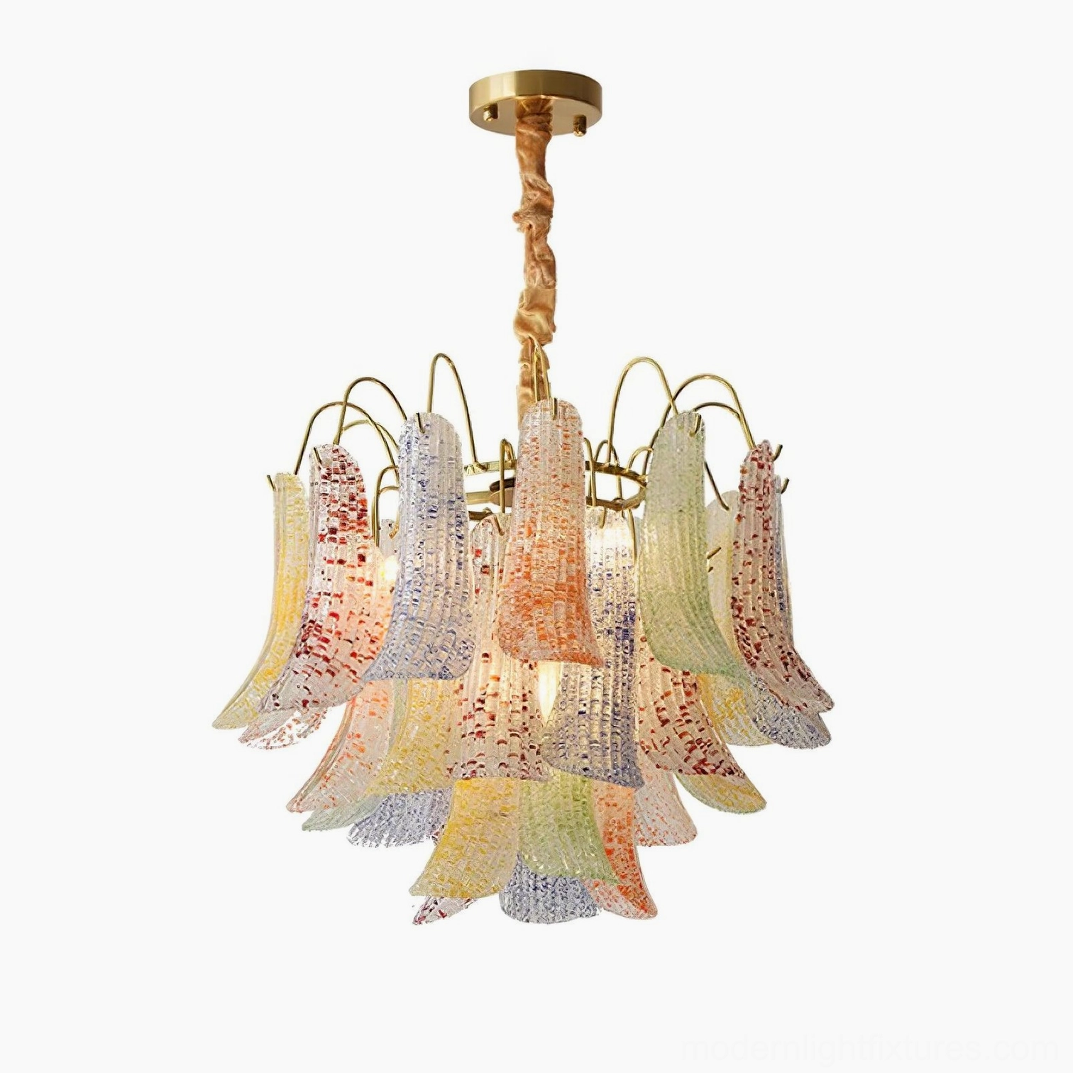 Murano glass chandelier dimmer compatible pendant light with E14 socket specification