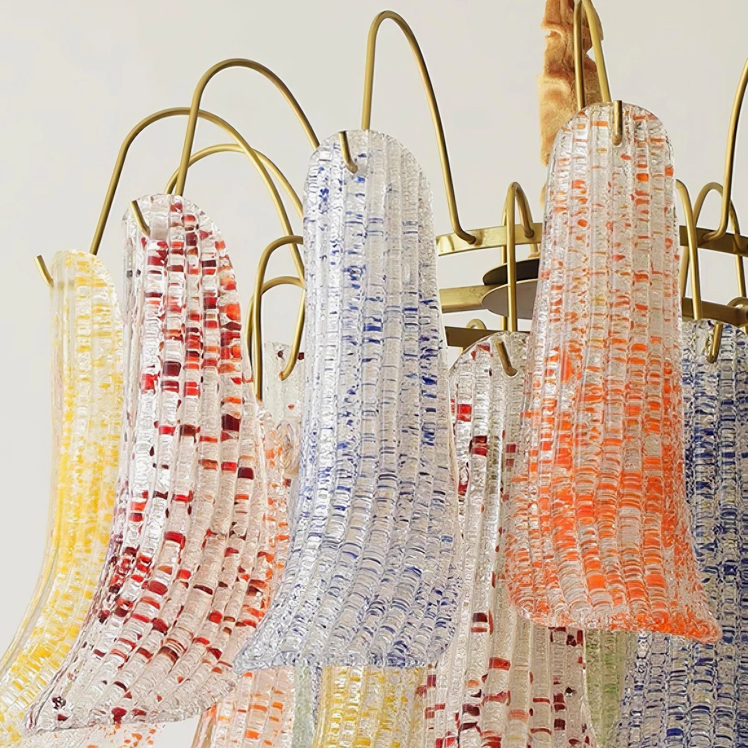 Murano glass chandelier indoor pendant lighting fixture for residential use