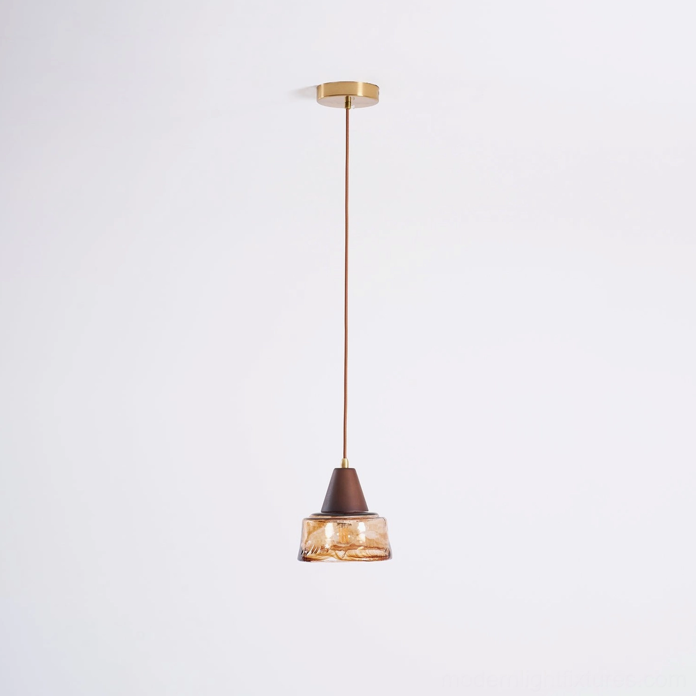 Murano vintage pendant light dimmer compatible warm glow
