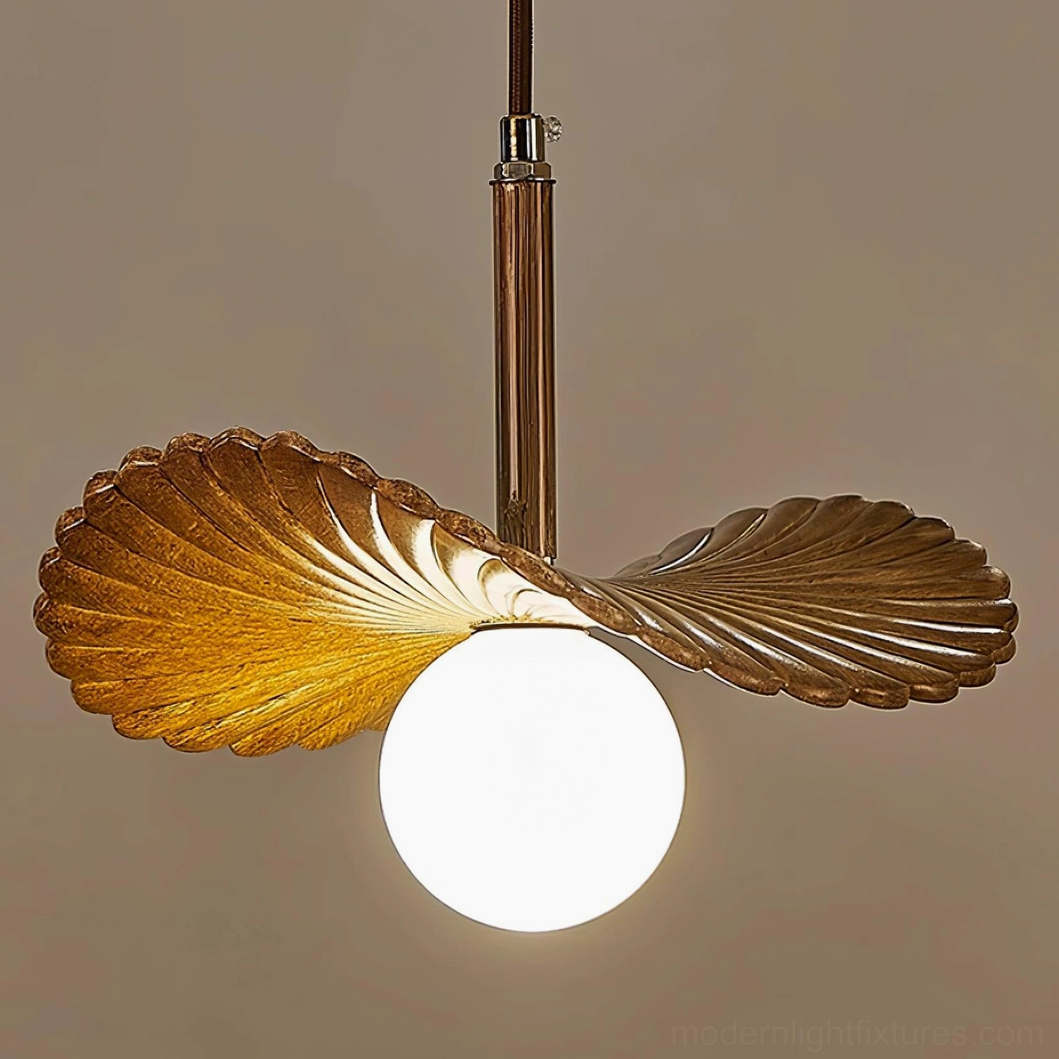 Myrna fluted pendant lamp overview showing complete fixture design with adjustable cord and Scandinavian minimalist aesthetic