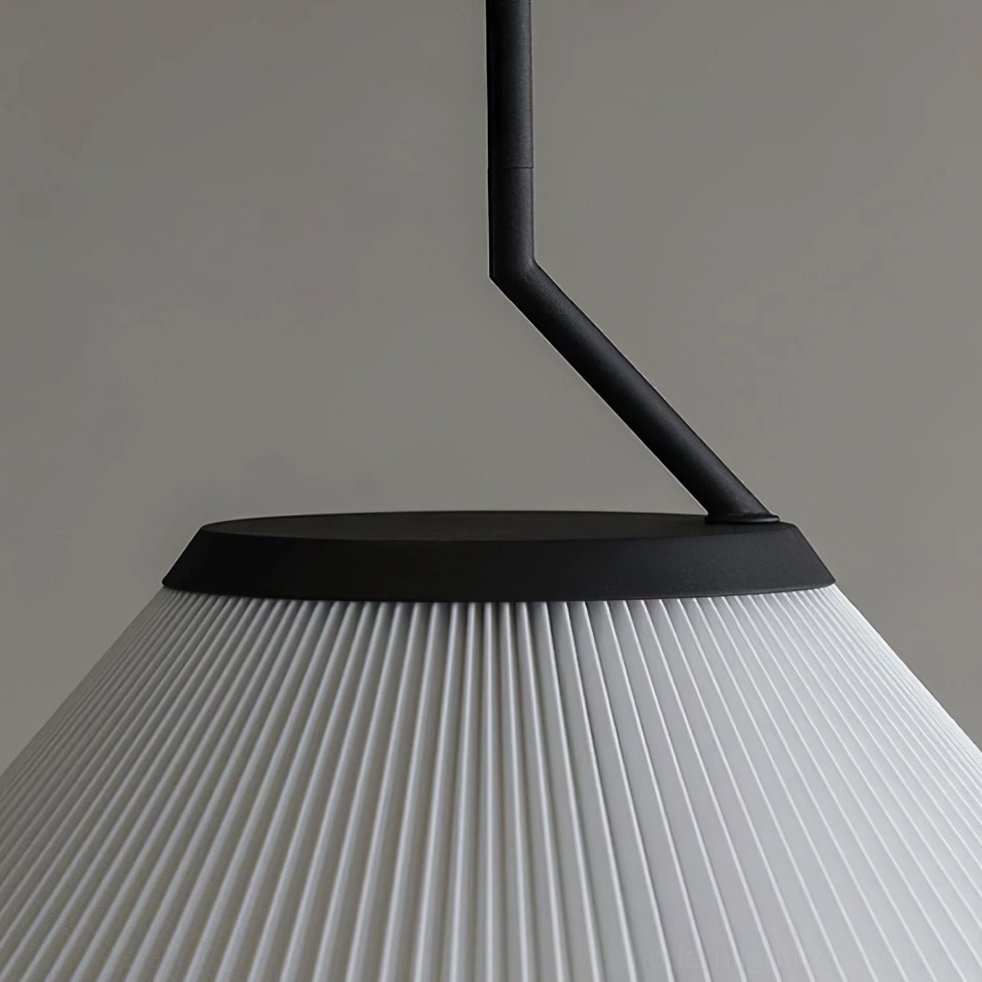 Nebra pleated pendant light entryway - Scandinavian minimalist foyer lighting fixture