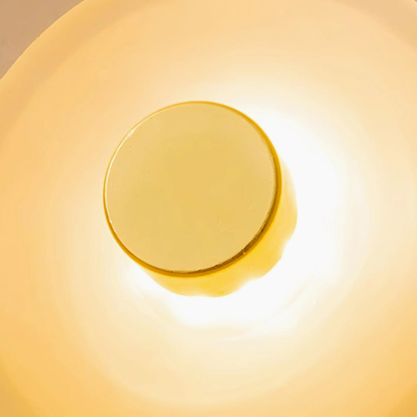 Nebulae modern wall sconce - round glass light fixture with integrated LED technology