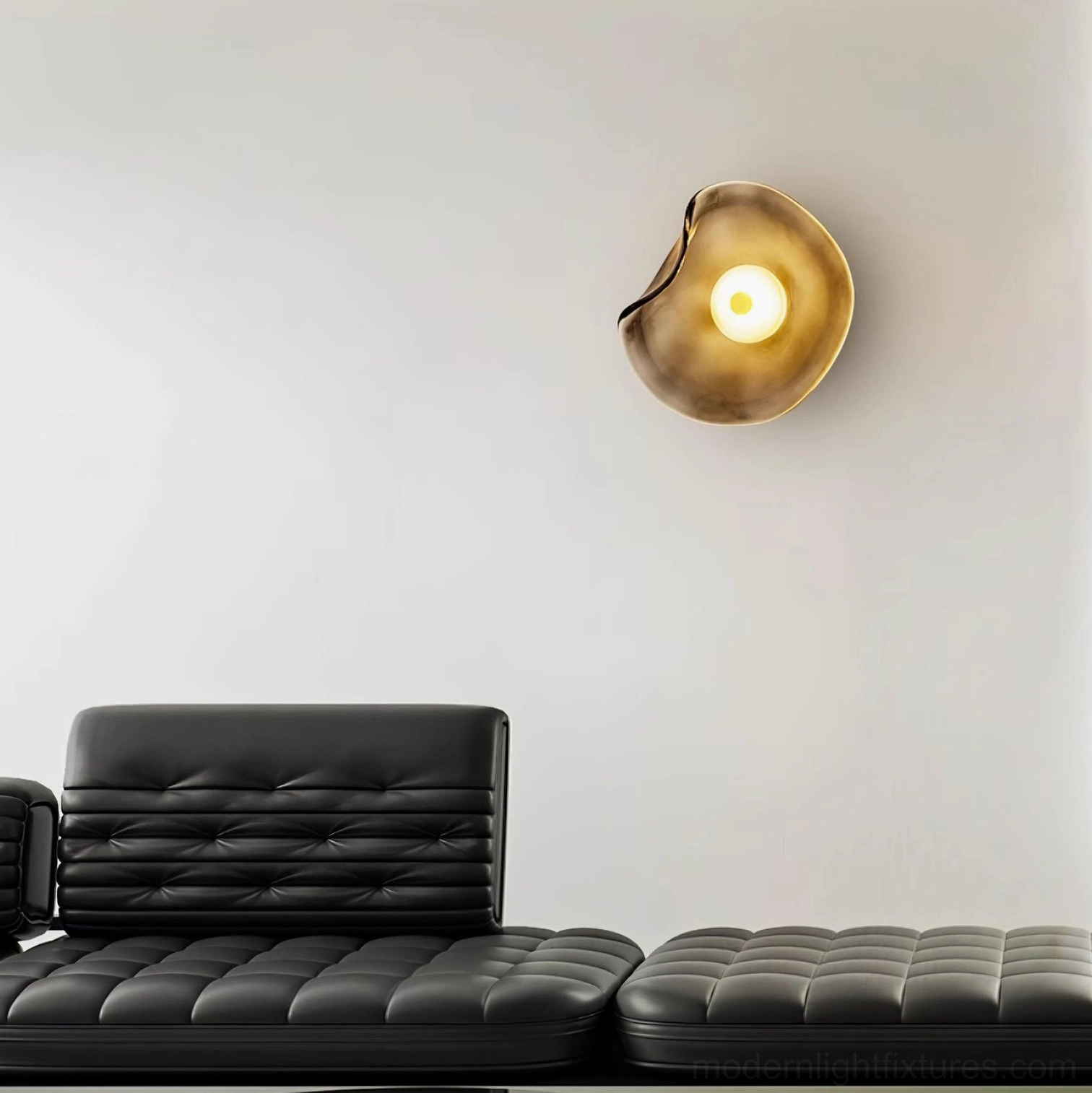 Nebulae wall sconce contemporary design - premium glass material artistic lighting fixture