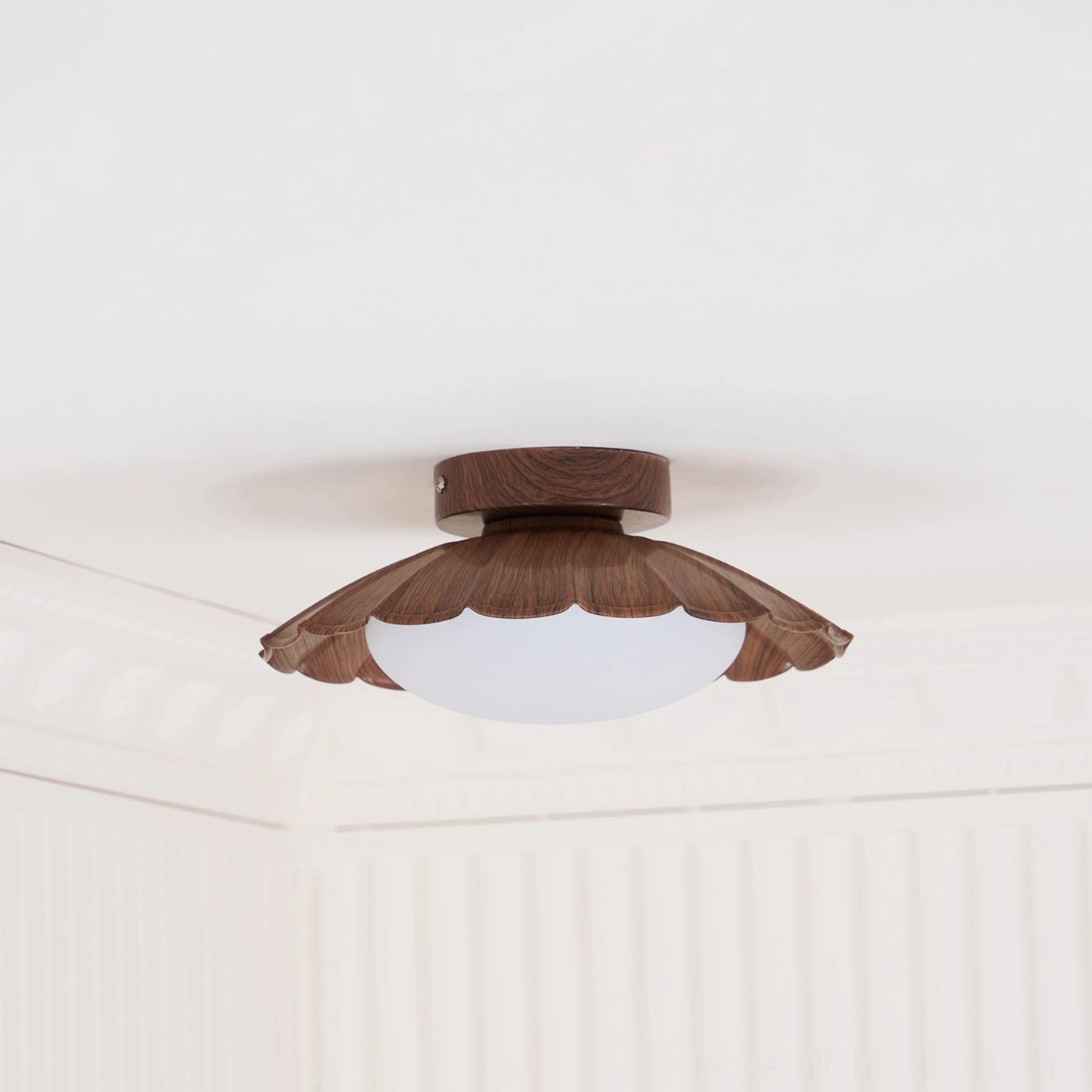 Nephele warm 3000K color temperature ceiling light creating calm even distributed glow overhead