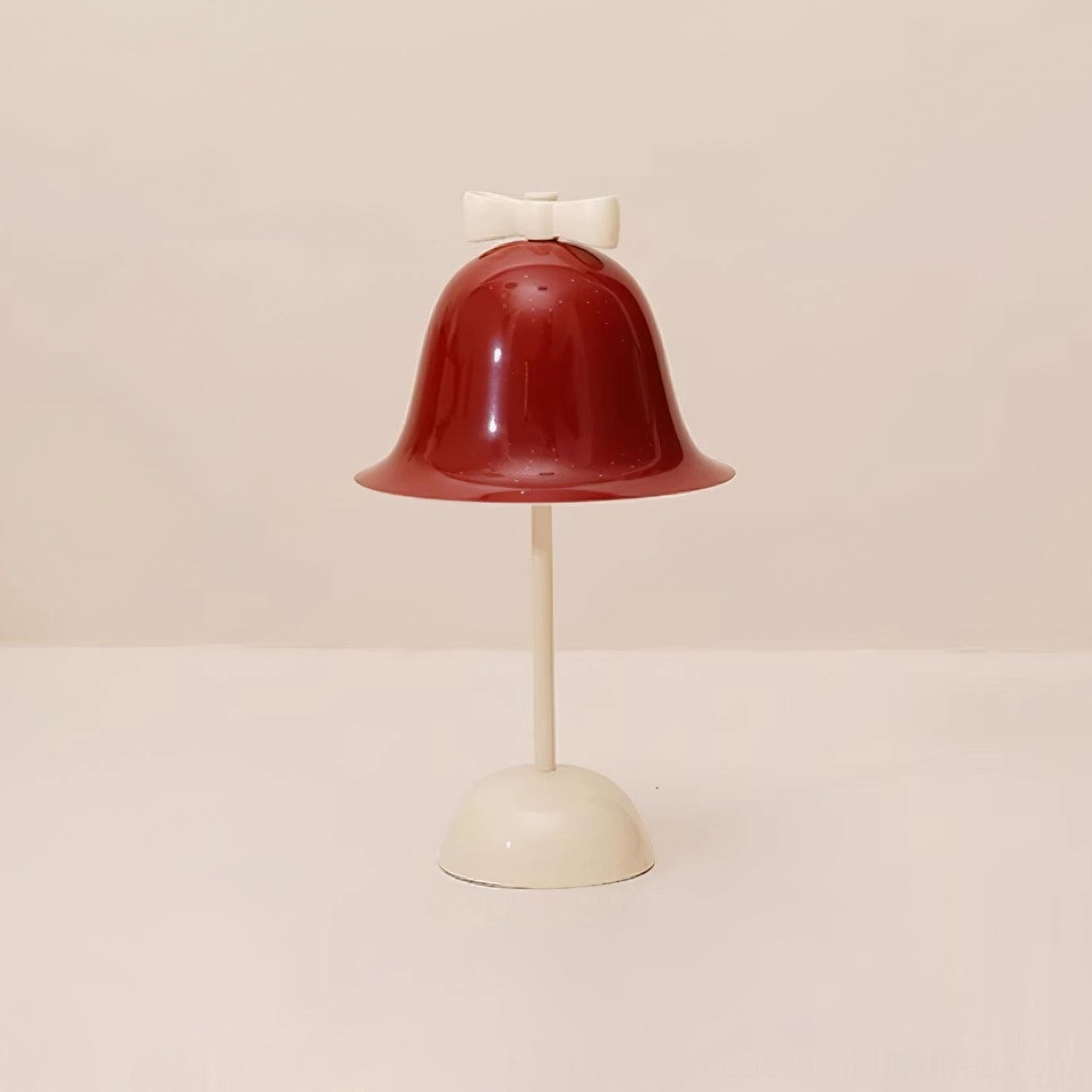 Modern table lamp with adjustable color temperature in minimalist room setting
