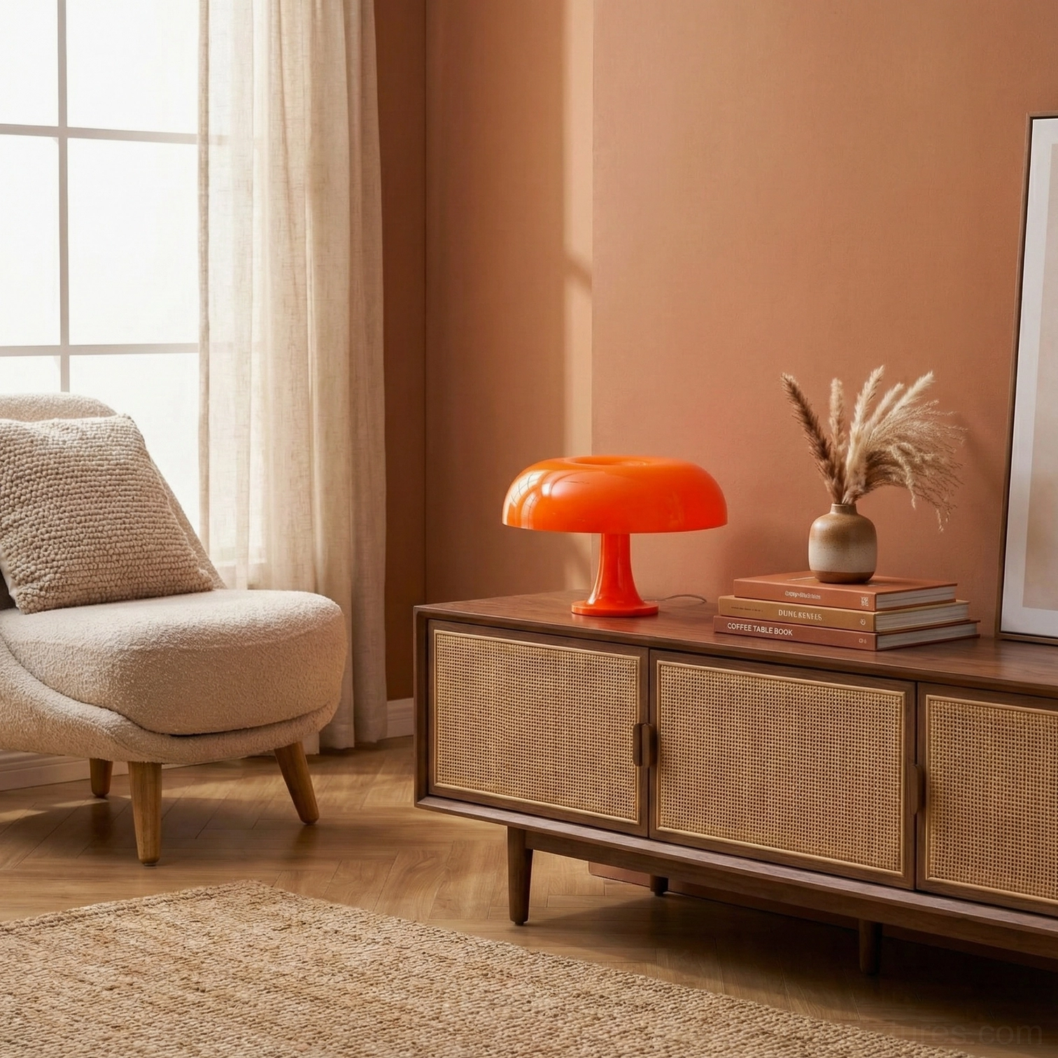 Nessino mushroom table lamp retro design contemporary interior
