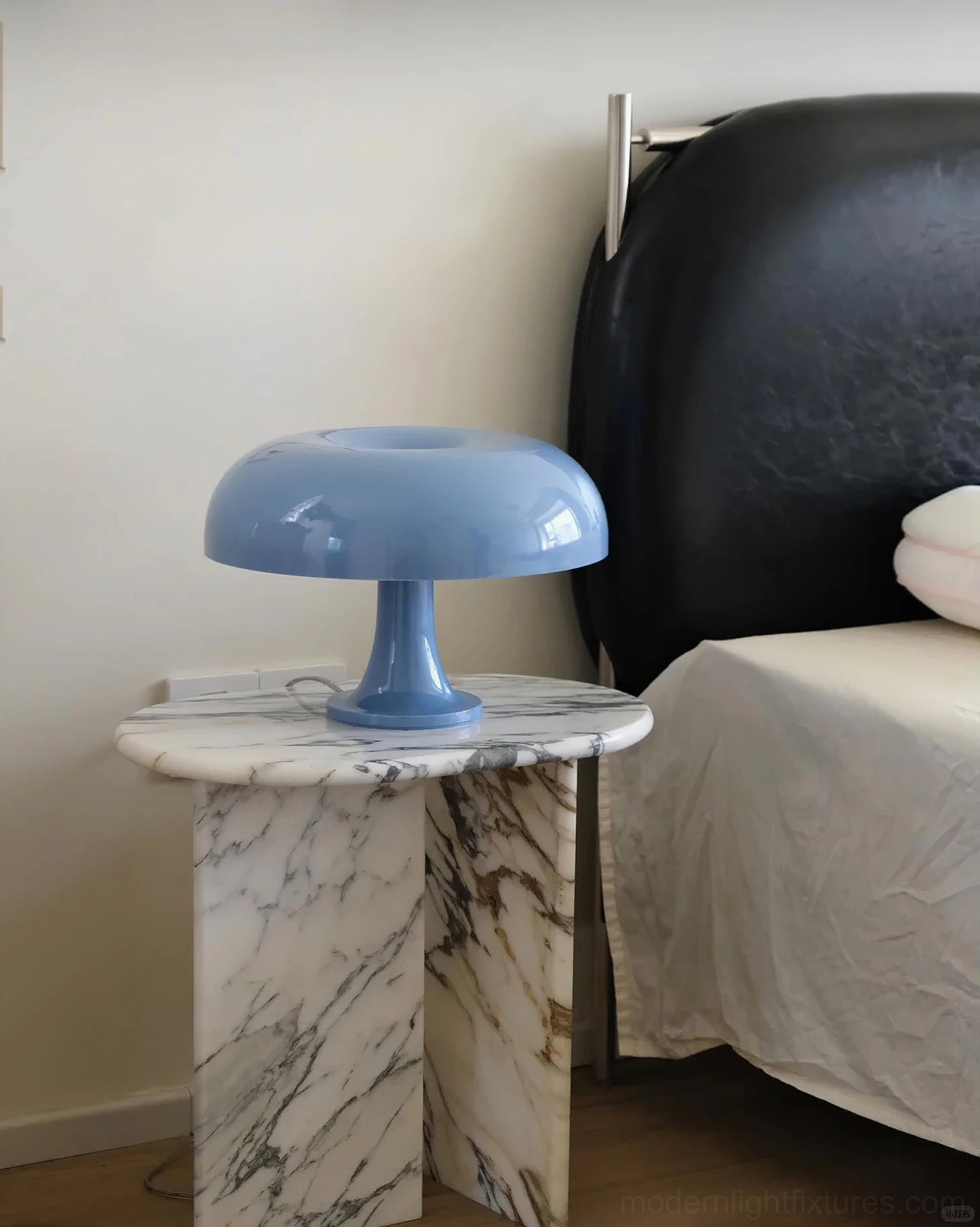 Nessino mushroom table lamp warm ambient glow home office