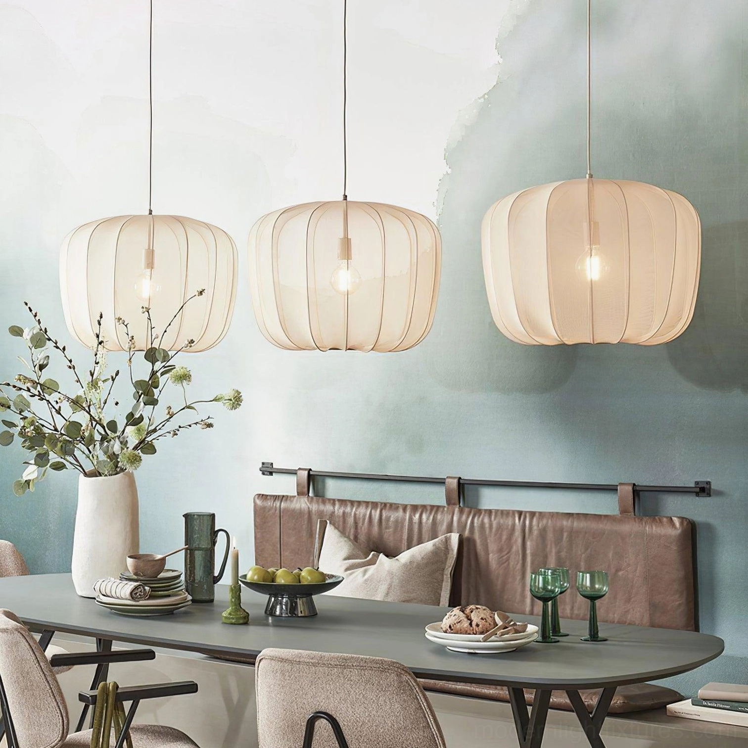 Nevola fabric pendant lamp electrical specifications, AC voltage socket type technical information