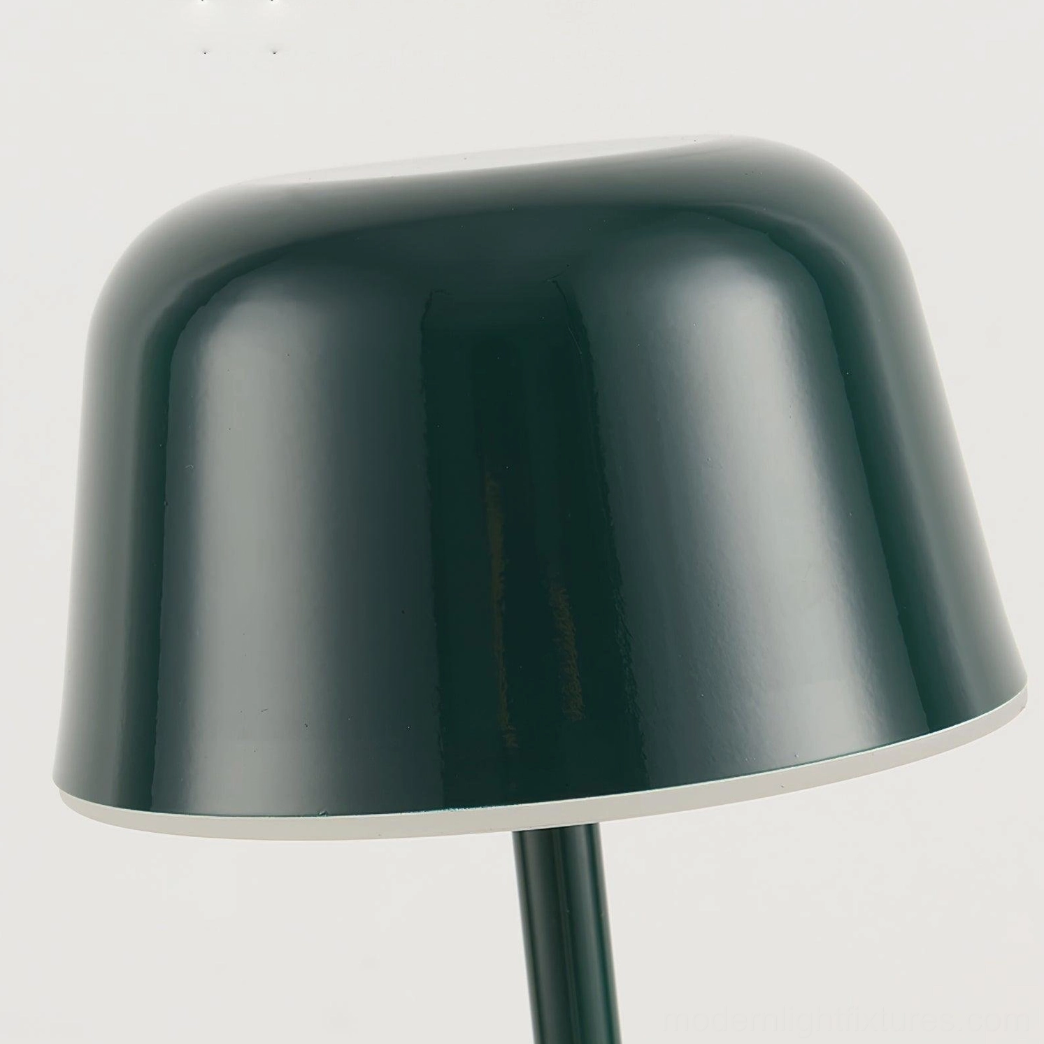 Portable LED table lamp floating shelf display modern home interior design