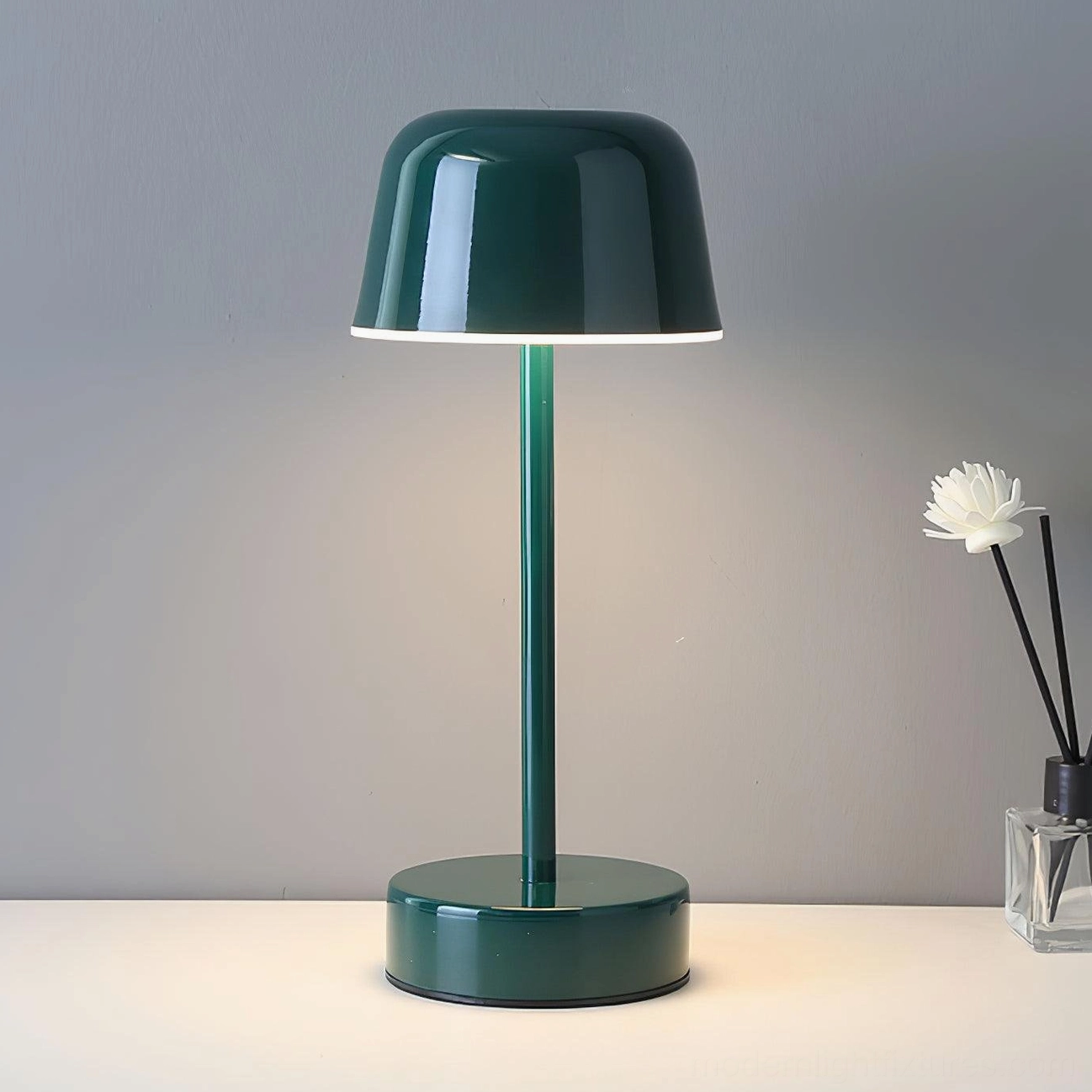 Portable cordless LED table lamp versatile indoor outdoor home office styling