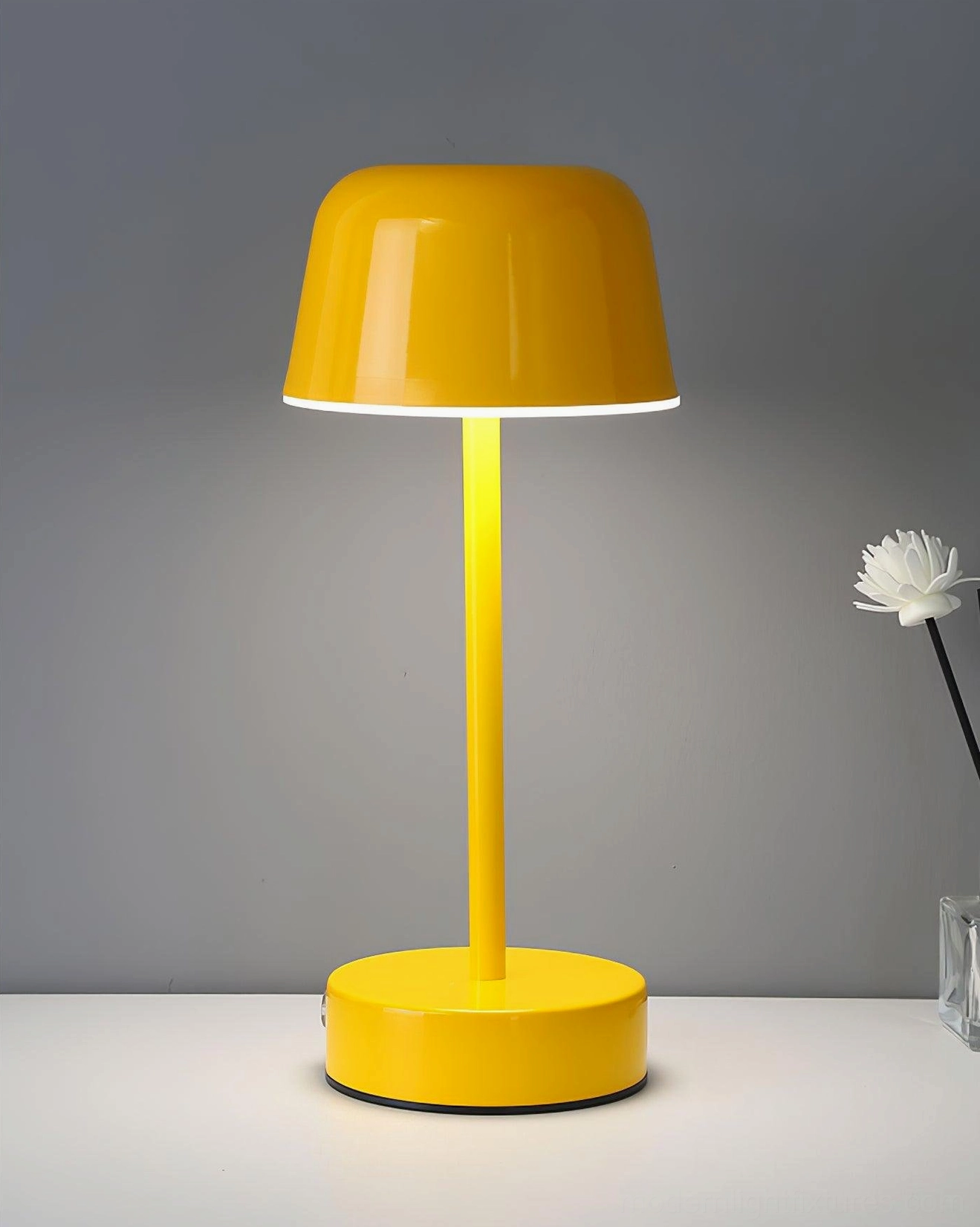 Cordless LED table lamp home décor styling accent lighting bedroom office
