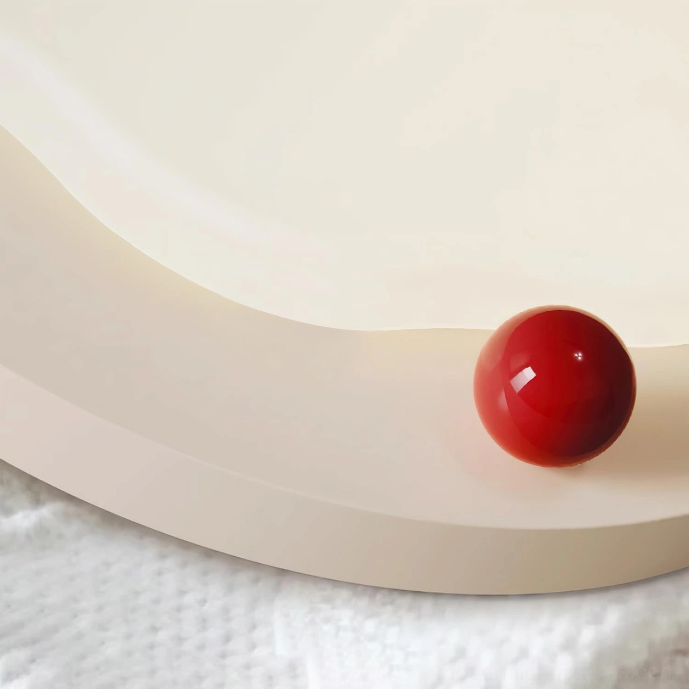 Niera modern cloud ceiling light fixture available in beige, white, and red color options for various interiors