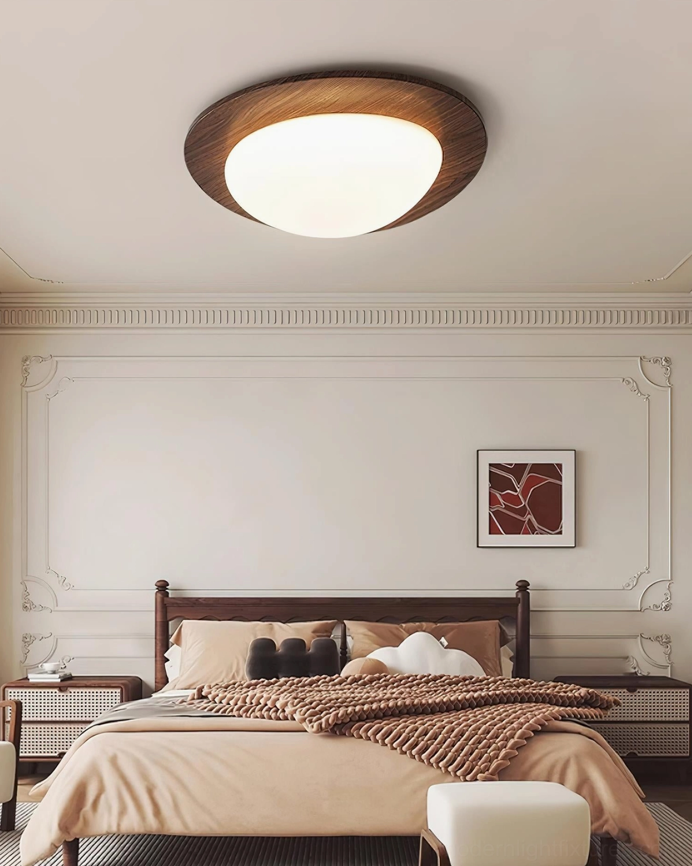 Niseko overhead ceiling light installed in contemporary home environment showing professional installation results