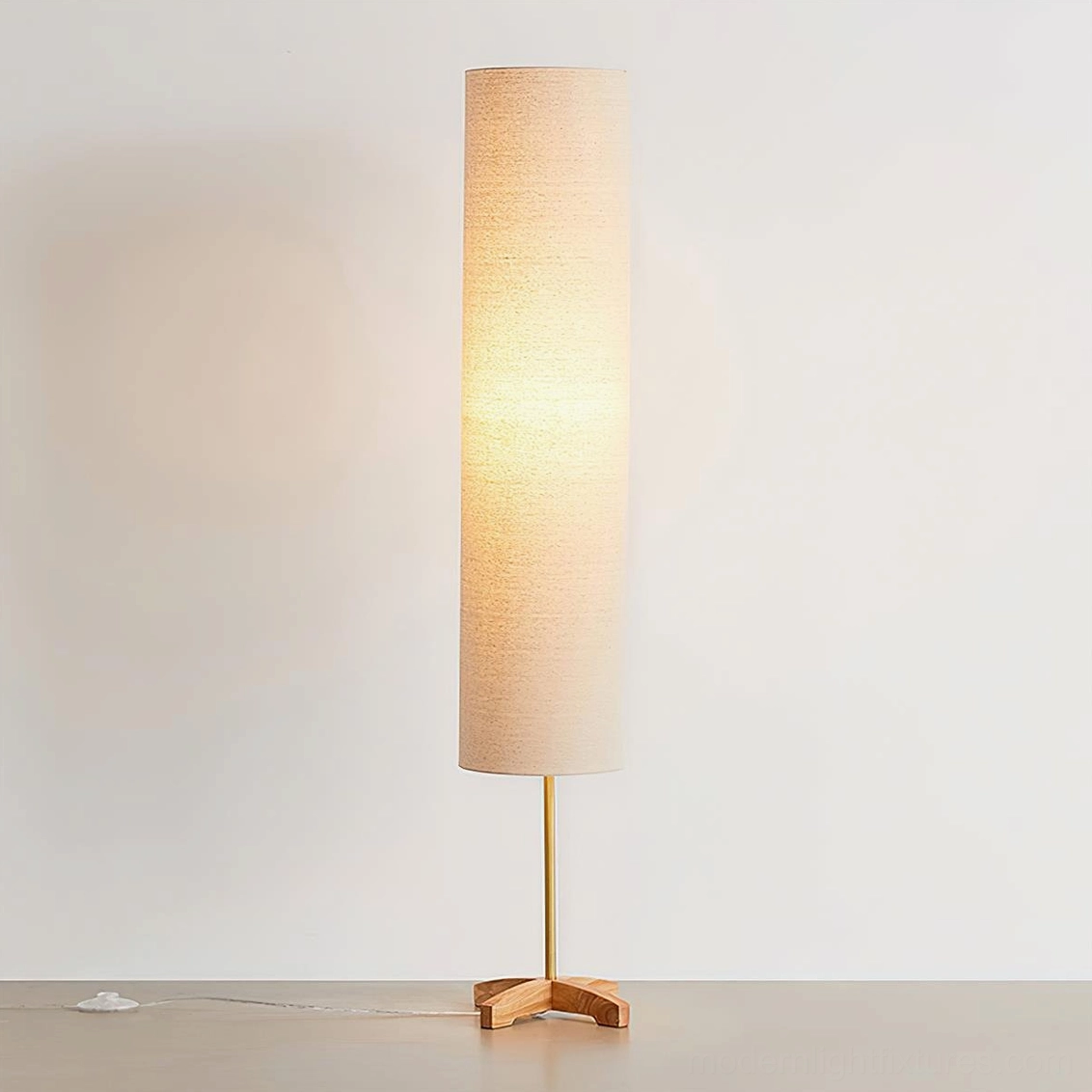Nomi floor lamp size comparison compact and tall configurations different room heights