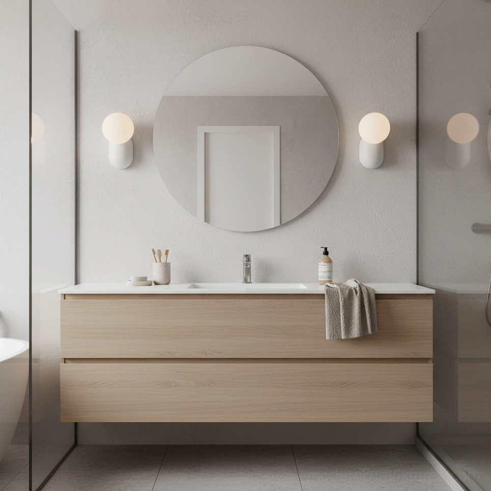 Nordic minimalist wall sconce design showcase, demonstrating sculptural form and geometric silhouette