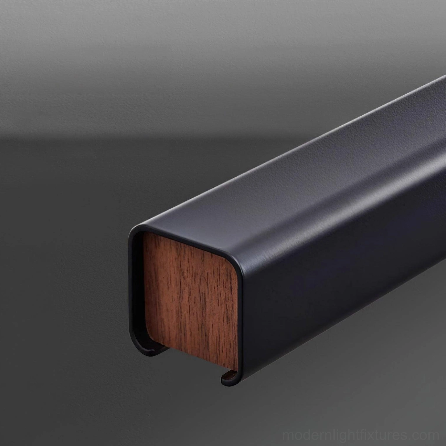 Nordic minimalist wall lamp with integrated LED technology, showing warm white color temperature