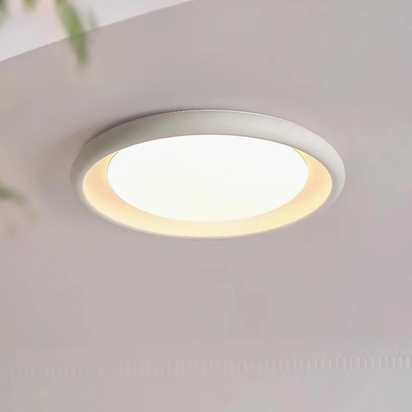 Nuria modern ceiling light fixture available in multiple color options white yellow grey variants