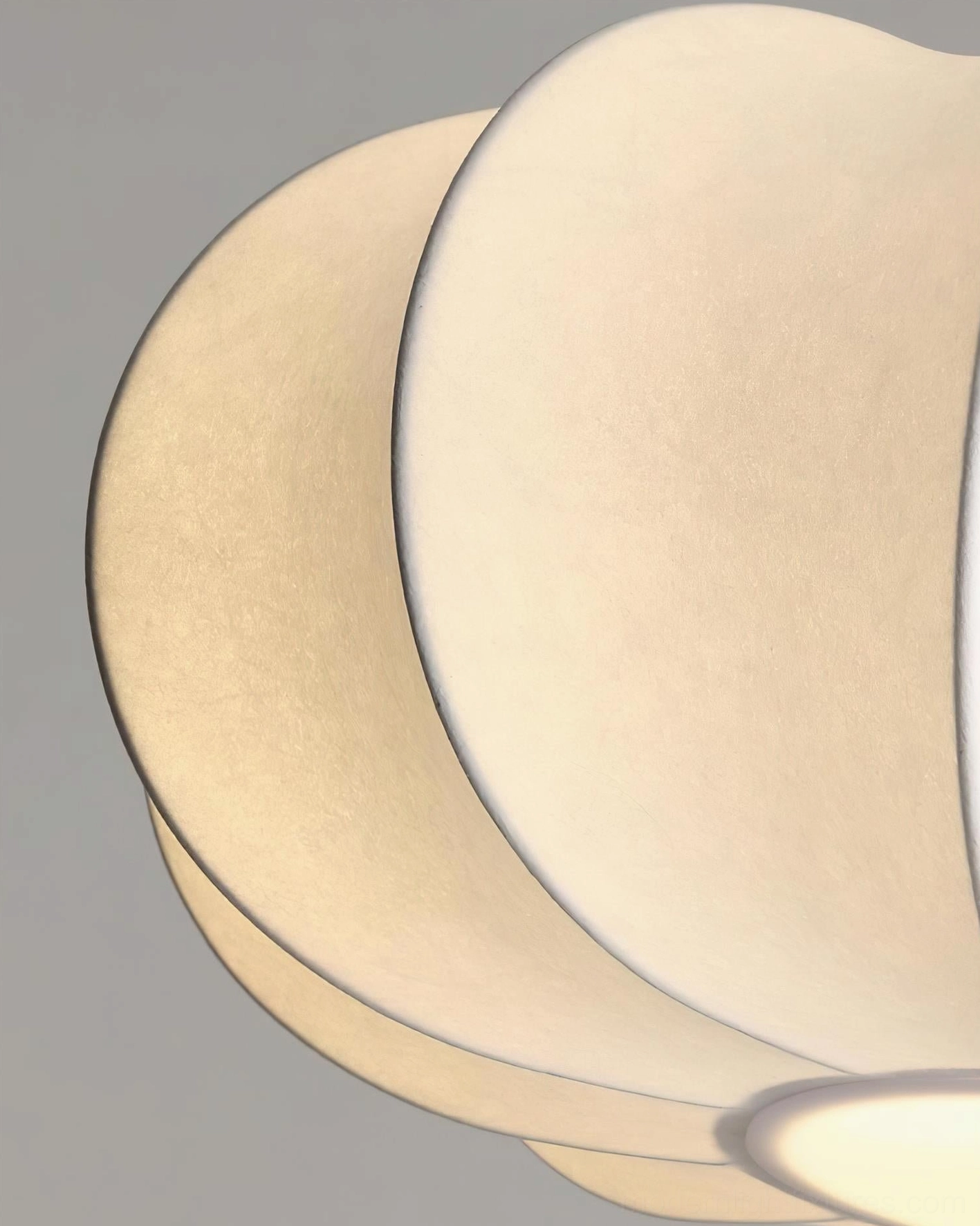 Nutria sculptural pendant light in contemporary living space design