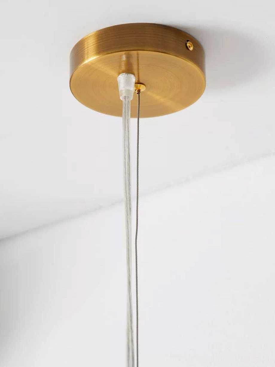 Nyla pendant light botanical inspired ribbed pattern, bohemian natural elements