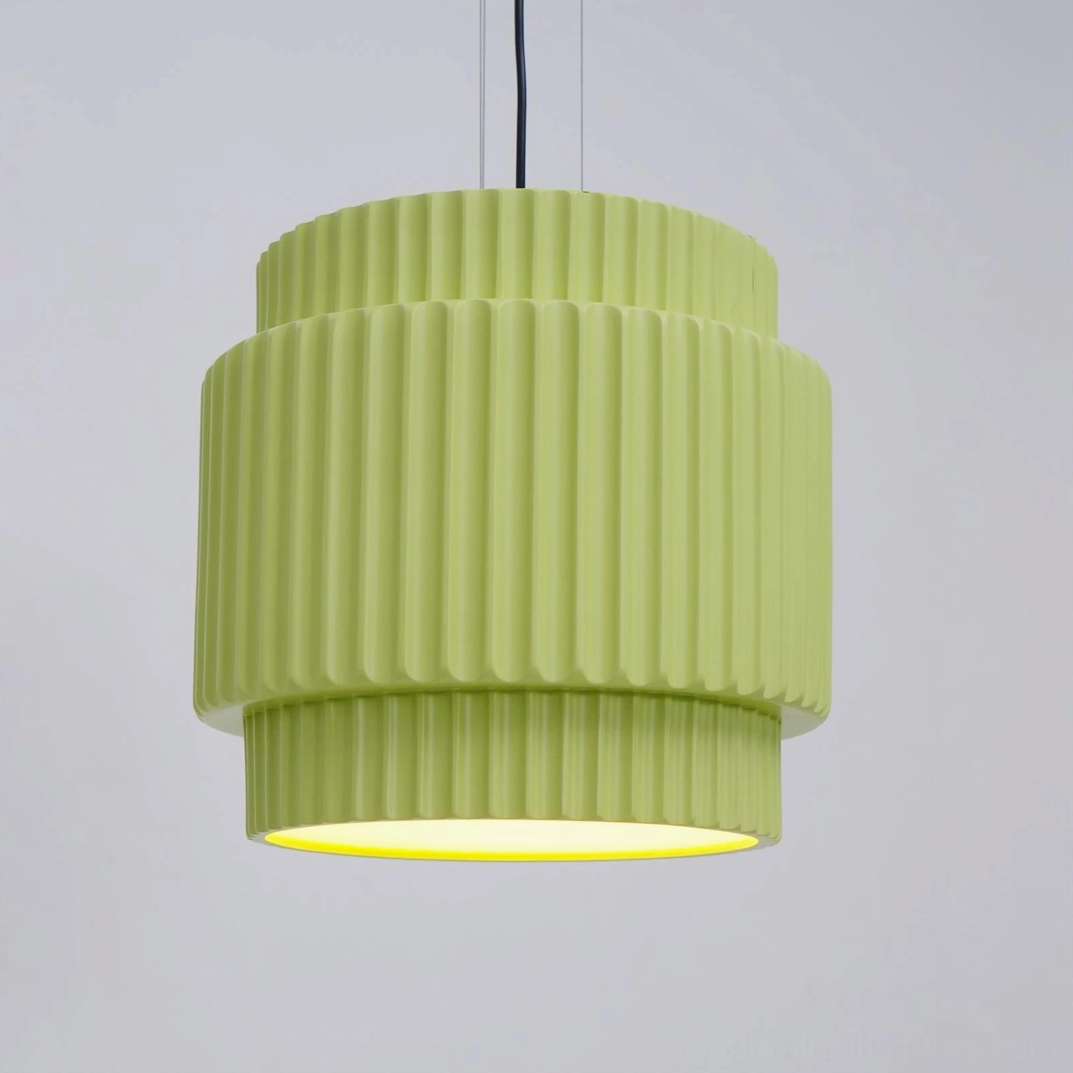 Green Nyla pendant light variant, styled interior photography home decor