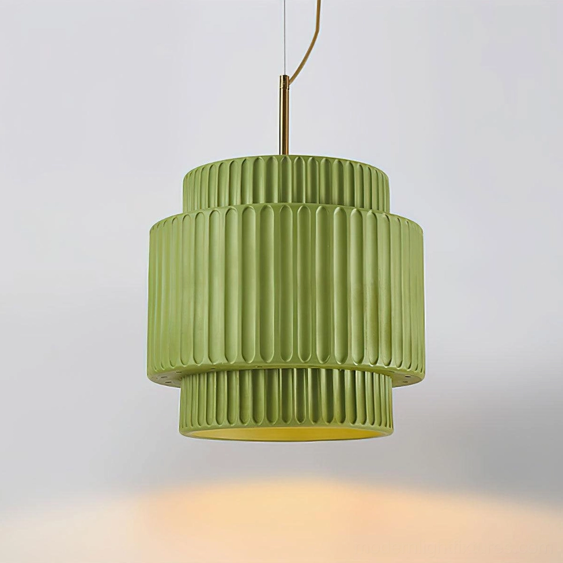 Nyla pendant light artistic shadow play, light diffusion texture effect evening lighting
